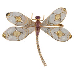 Vintage Chanel butterfly brooch (attributed to)