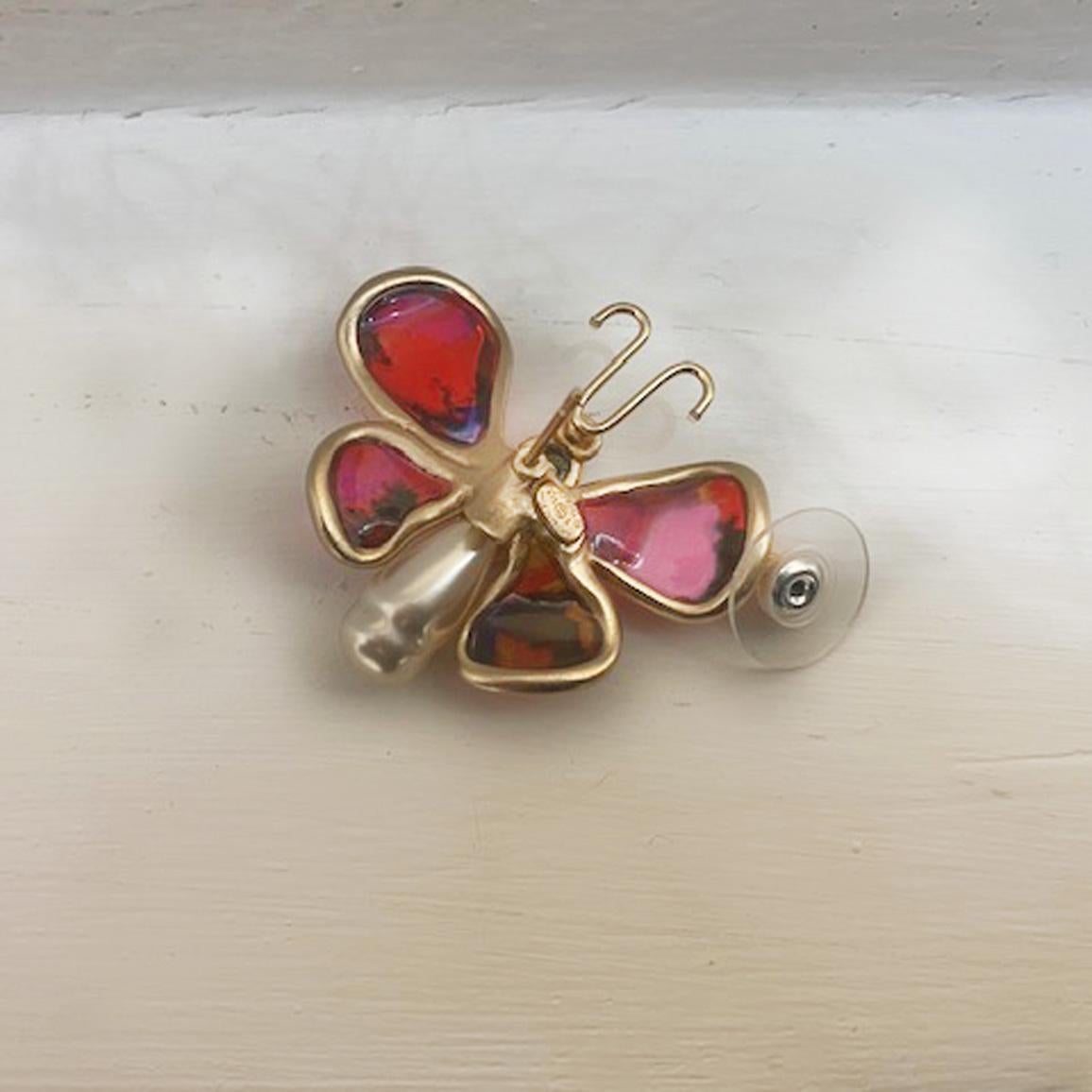 Chanel Butterfly Earrings 1