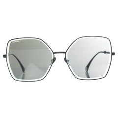 Chanel, butterfly sunglasses in black