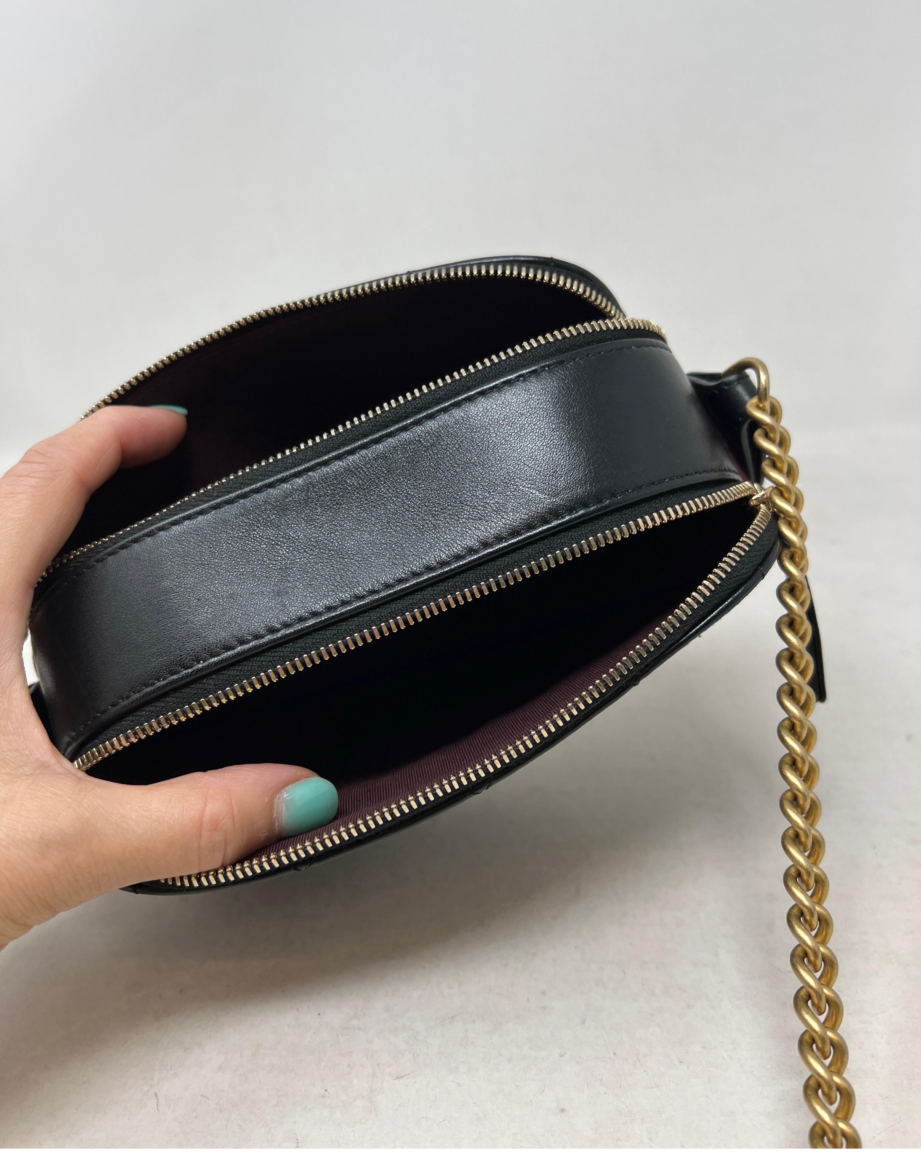Chanel Button Up Black Calfskin Double Zip Camera Bag 6