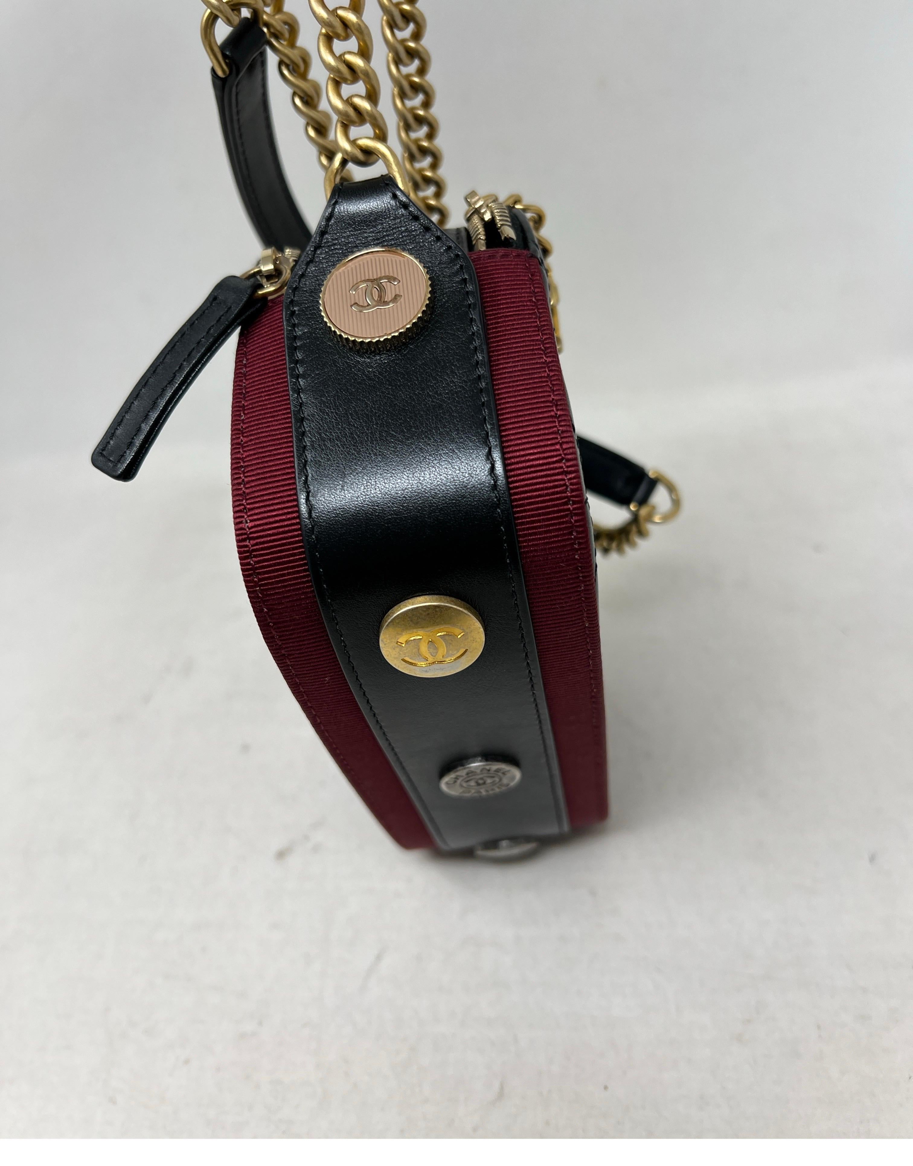 Chanel Button Up Black Calfskin Double Zip Camera Bag 13