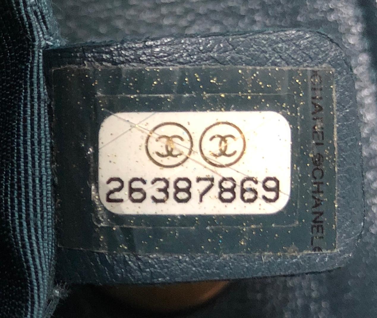 Chanel Button Up Hobo Quilted Calfskin with Grosgrain Large In Good Condition In NY, NY