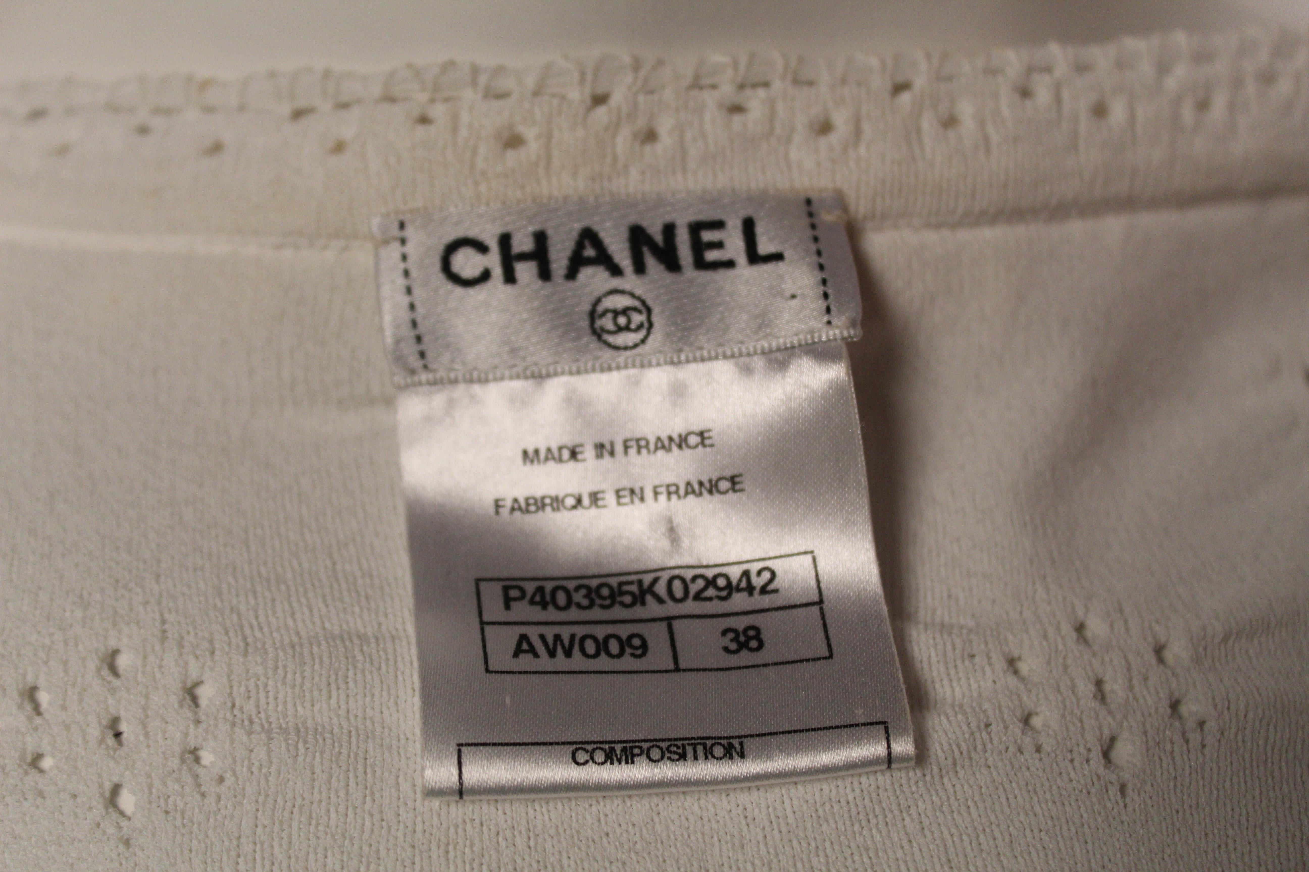 CHANEL Button Up Top For Sale 1