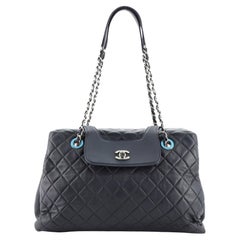 Chanel By 3 Shopping Tote Quilted Lambskin Large