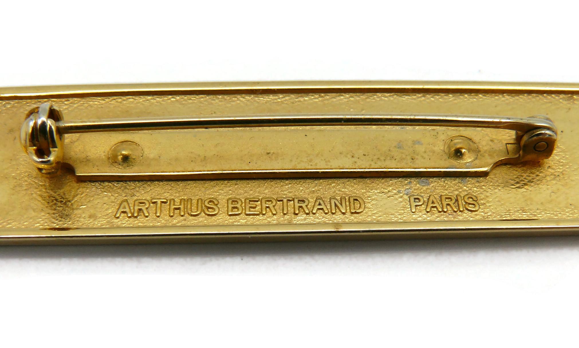 CHANEL by ARTHUS BERTRAND Paris, rechteckige, einzigartige Vintage-Brosche im Angebot 3