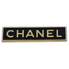 CHANEL by ARTHUS BERTRAND París Vintage Broche Uniforme Rectangular