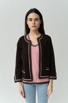 Chanel by Karl Lagerfeld 05A 2005 cashmere cardigan and top