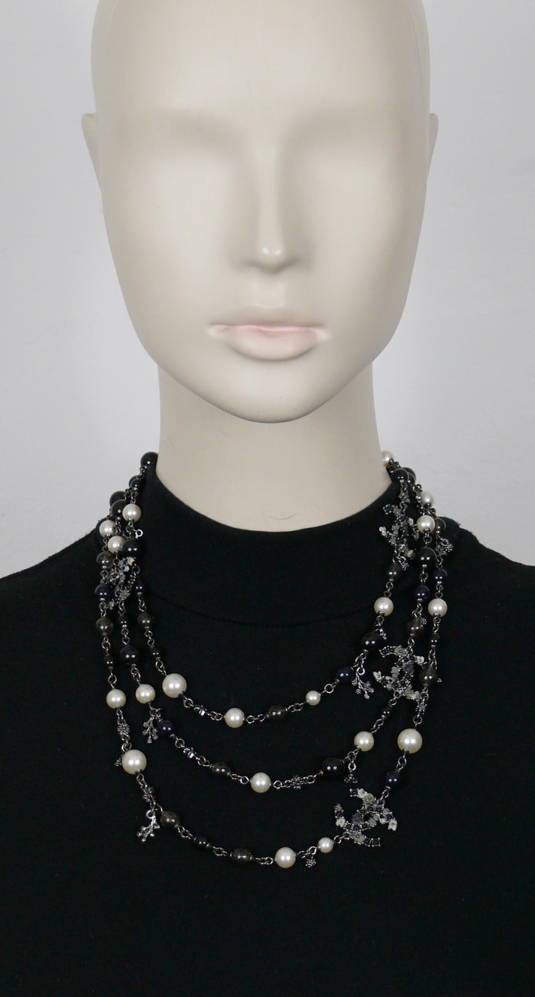 Collier Sautoir Vintage Plaqué Or Jaune Karl Lagerfeld – Occasion – Style Iconique