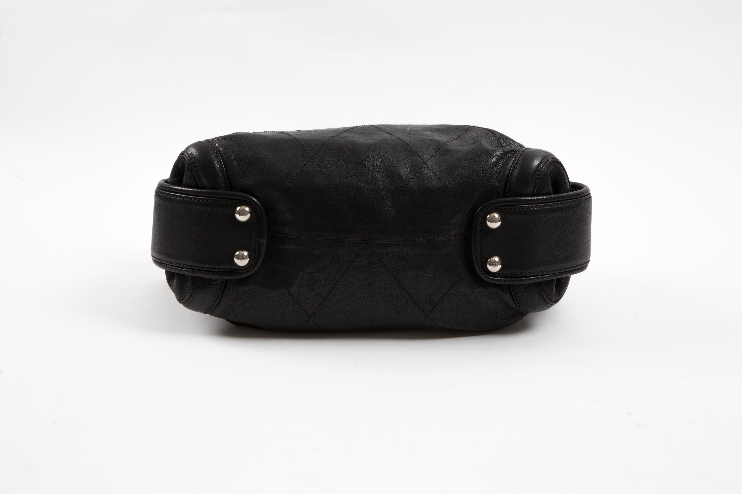 Chanel by Karl Lagerfeld Black Boston Bag For Sale 1
