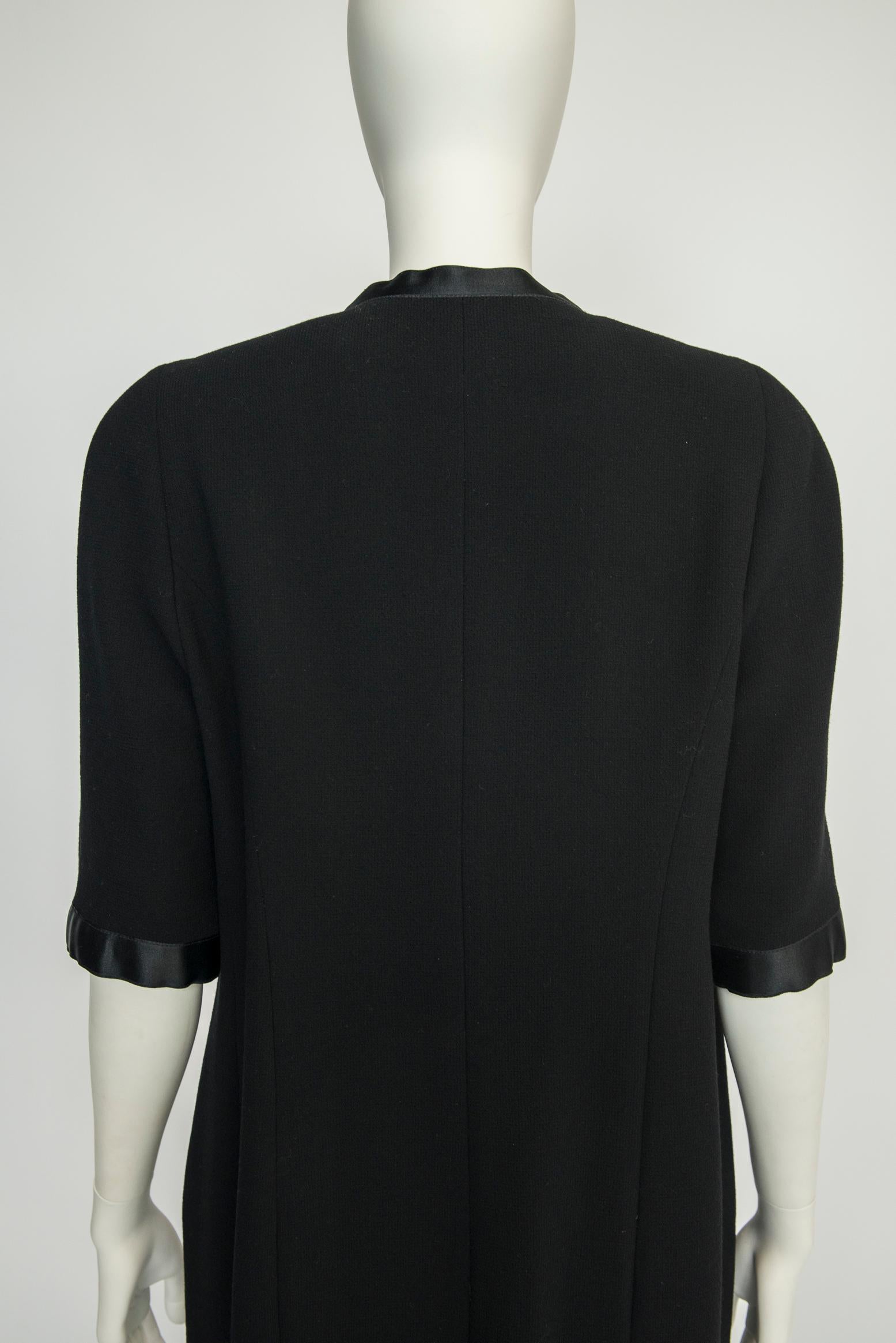 Chanel By Karl Lagerfeld Button-Embellished Little Black Dress, FW 1990-1991 For Sale 4
