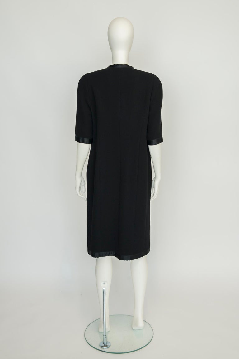 Chanel By Karl Lagerfeld Button-Embellished Little Black Dress, FW