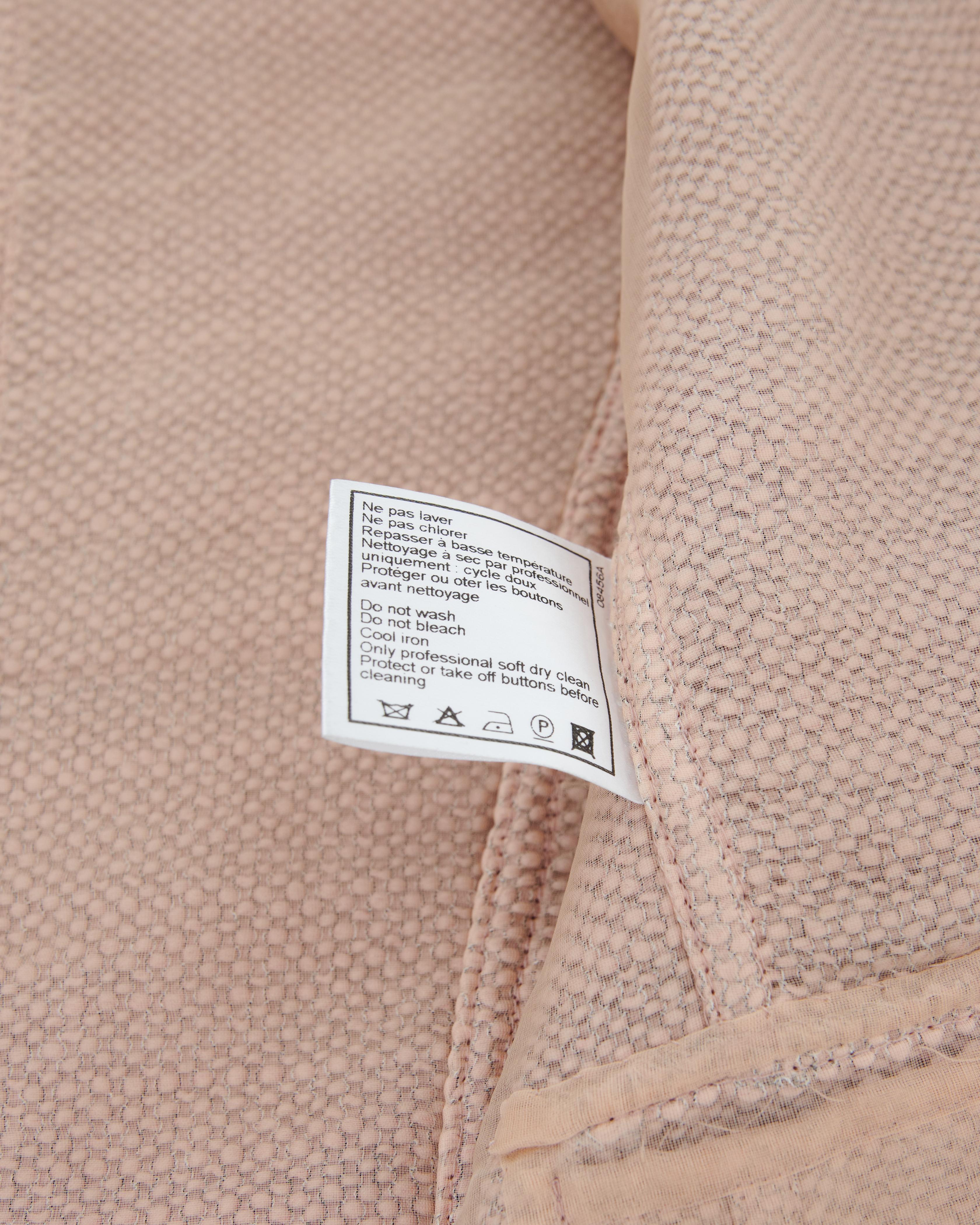 Chanel by Karl Lagerfeld F/W 1999 Couture Pink Multipocket Silk Blazer For Sale 5