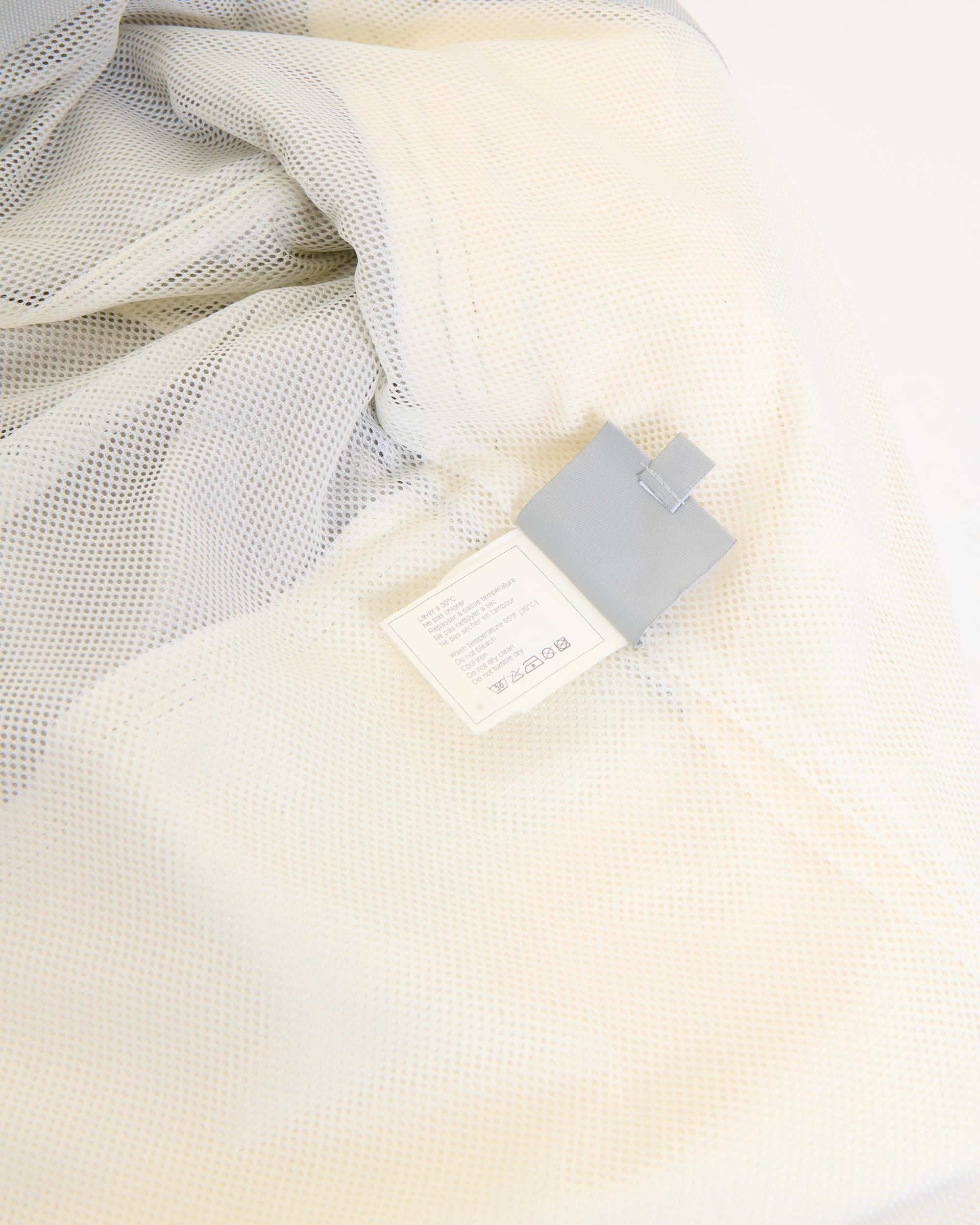 Chanel by Karl Lagerfeld F/W 2001 Dove gray and white zip-up sport jacket For Sale 8