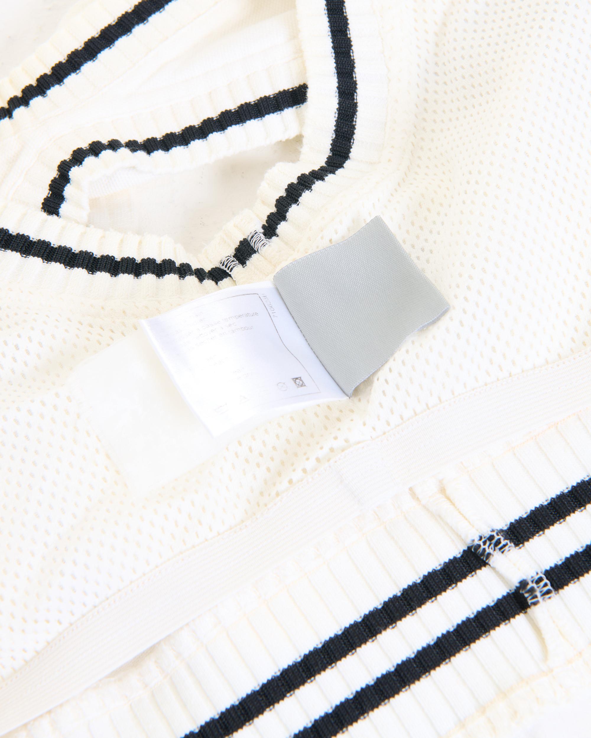 Chanel by Karl Lagerfeld F/W 2003 White cotton sleeveless tennis mini dress 9