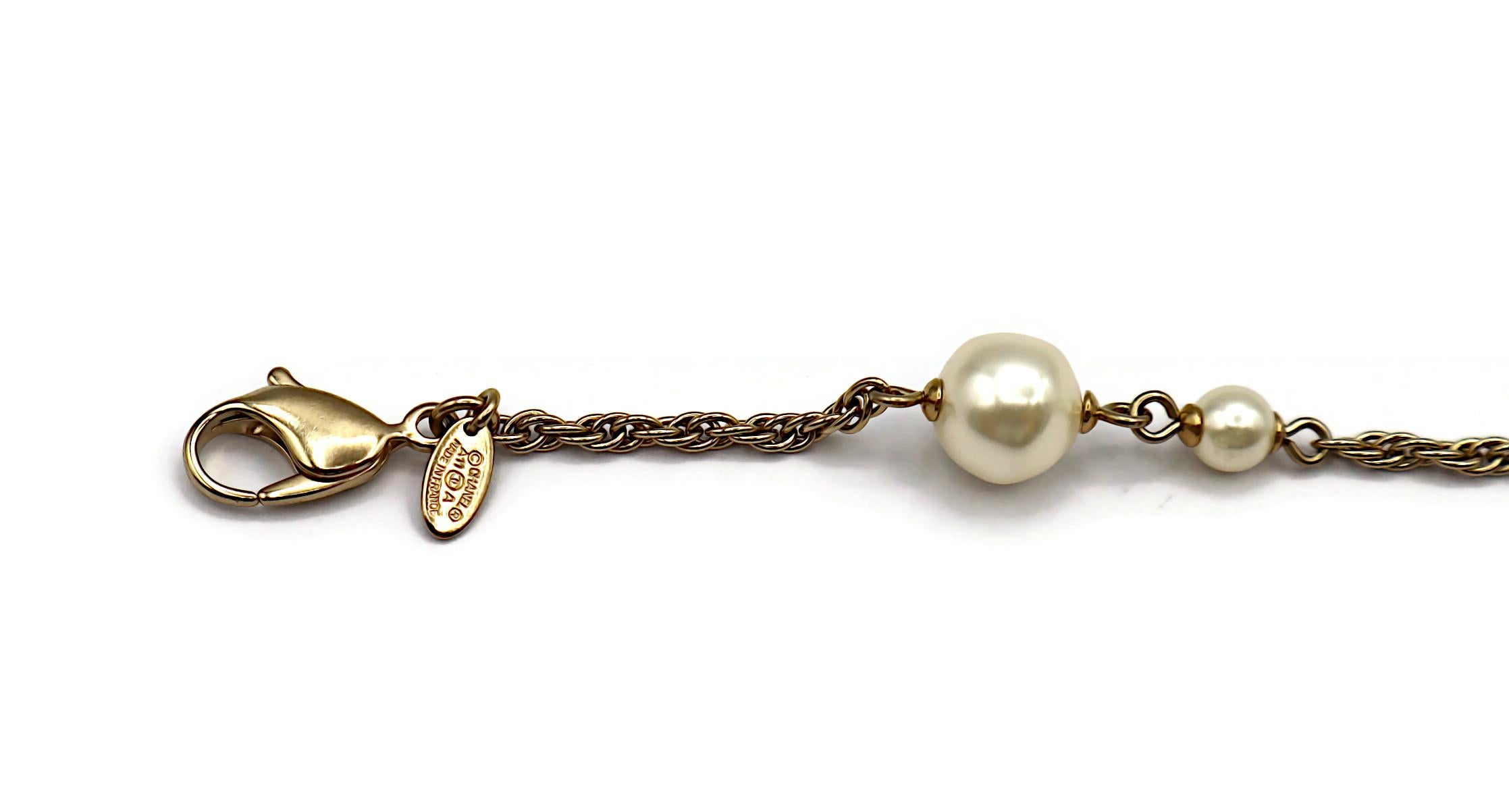 Women's CHANEL by KARL LAGERFELD Faux Pearl CC Logo Necklace, 2011