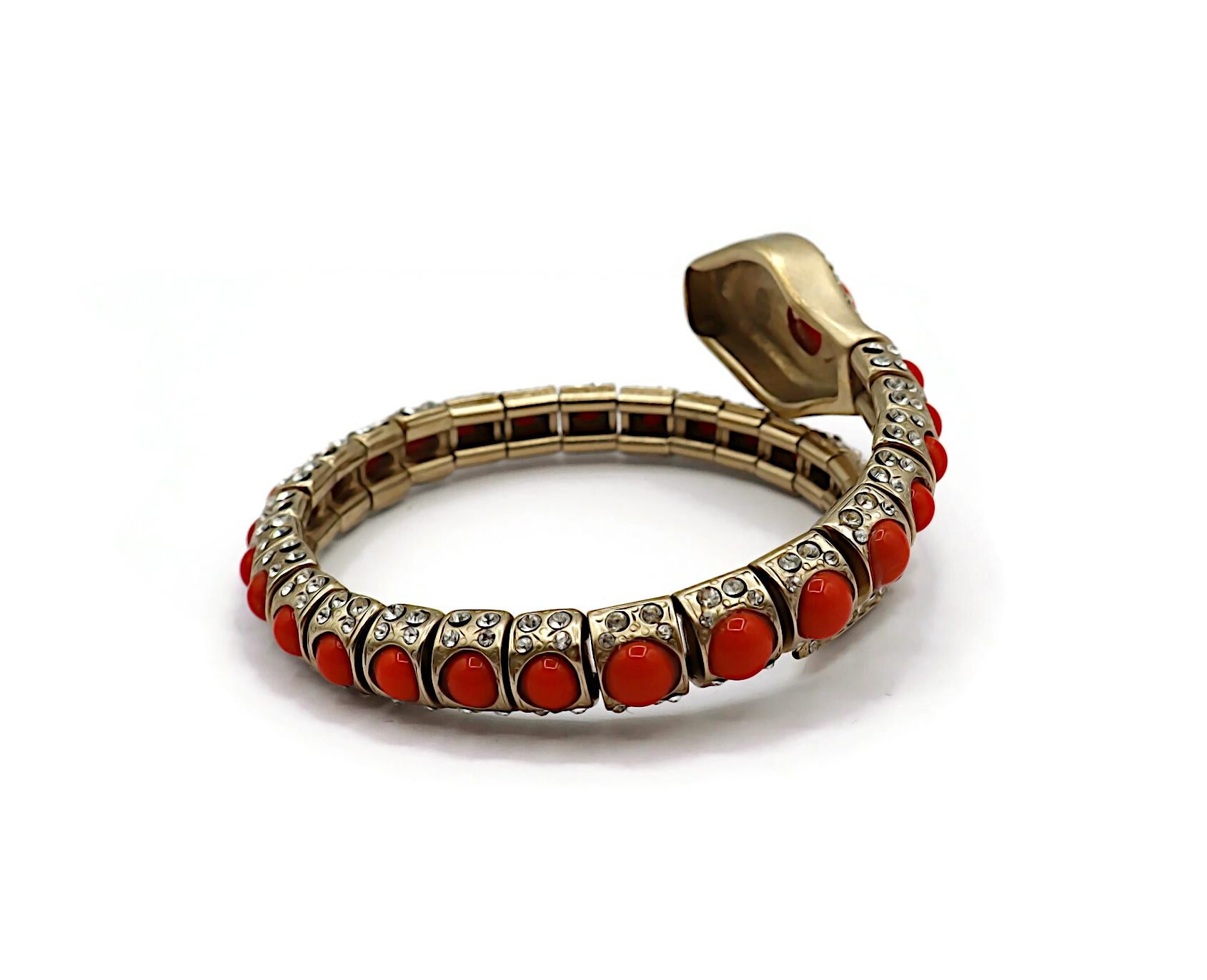 CHANEL by KARL LAGERFELD Jewelled Snake Bracelet, Resort Collection 2008 For Sale 5