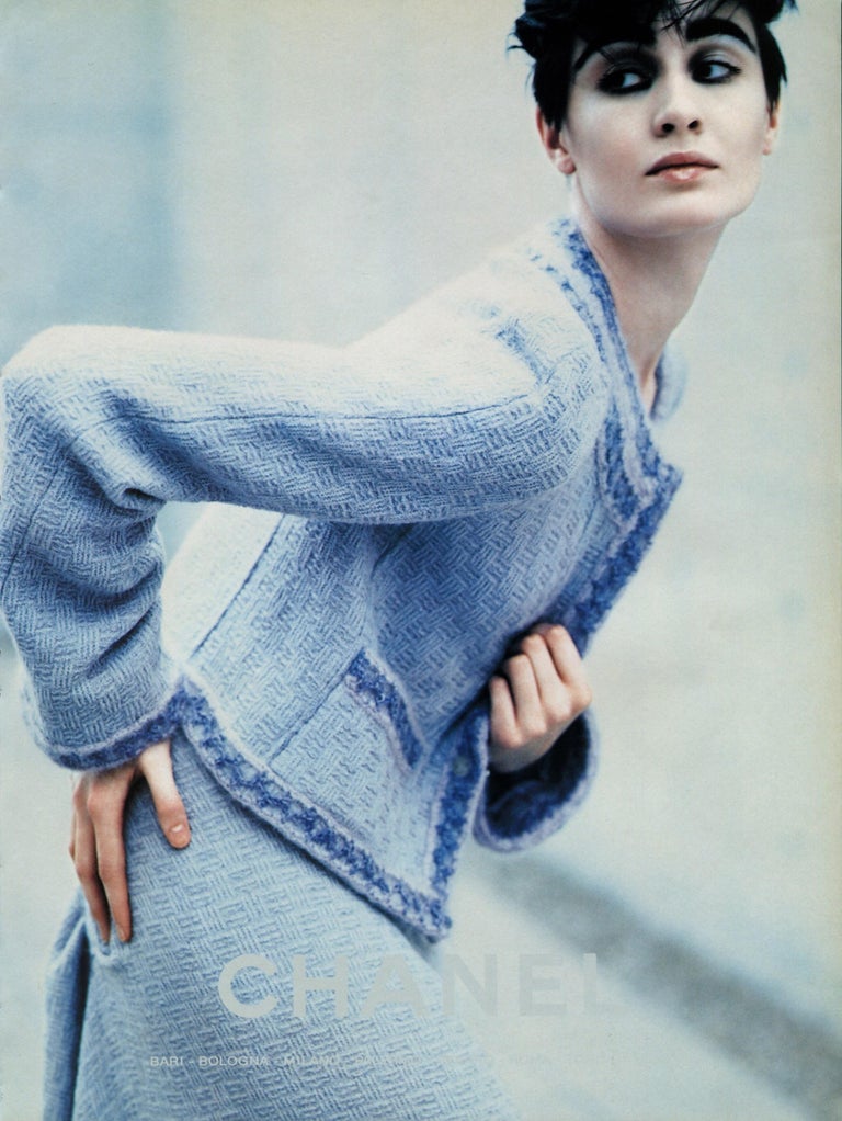 Chanel by Karl Lagerfeld Mohair Tweed Mini Skirt (FW1991)