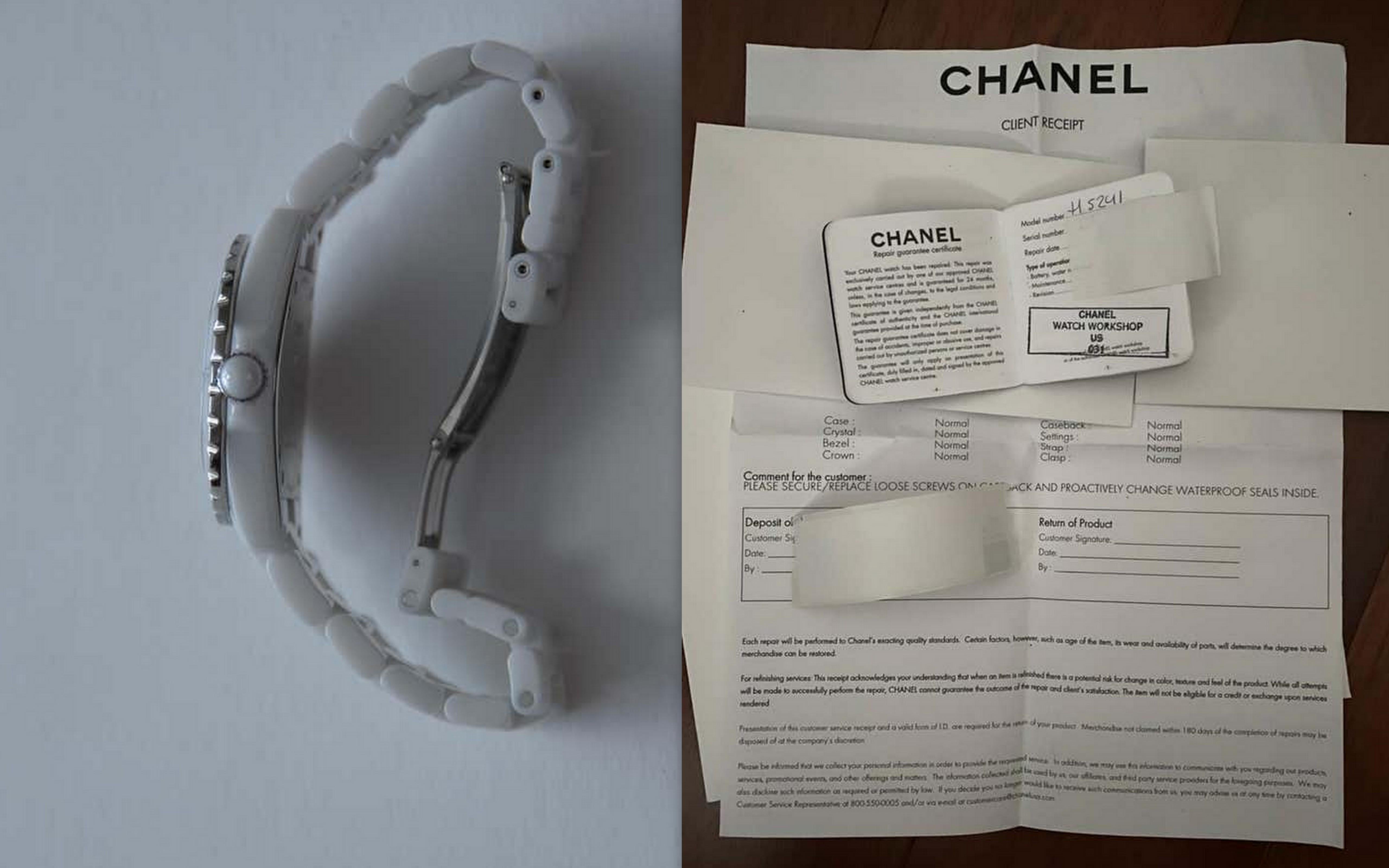 CHANEL von Karl Lagerfeld Limited Edition 555 Mademoiselle J12 Coco Uhr Mint im Zustand „Hervorragend“ in New York, NY