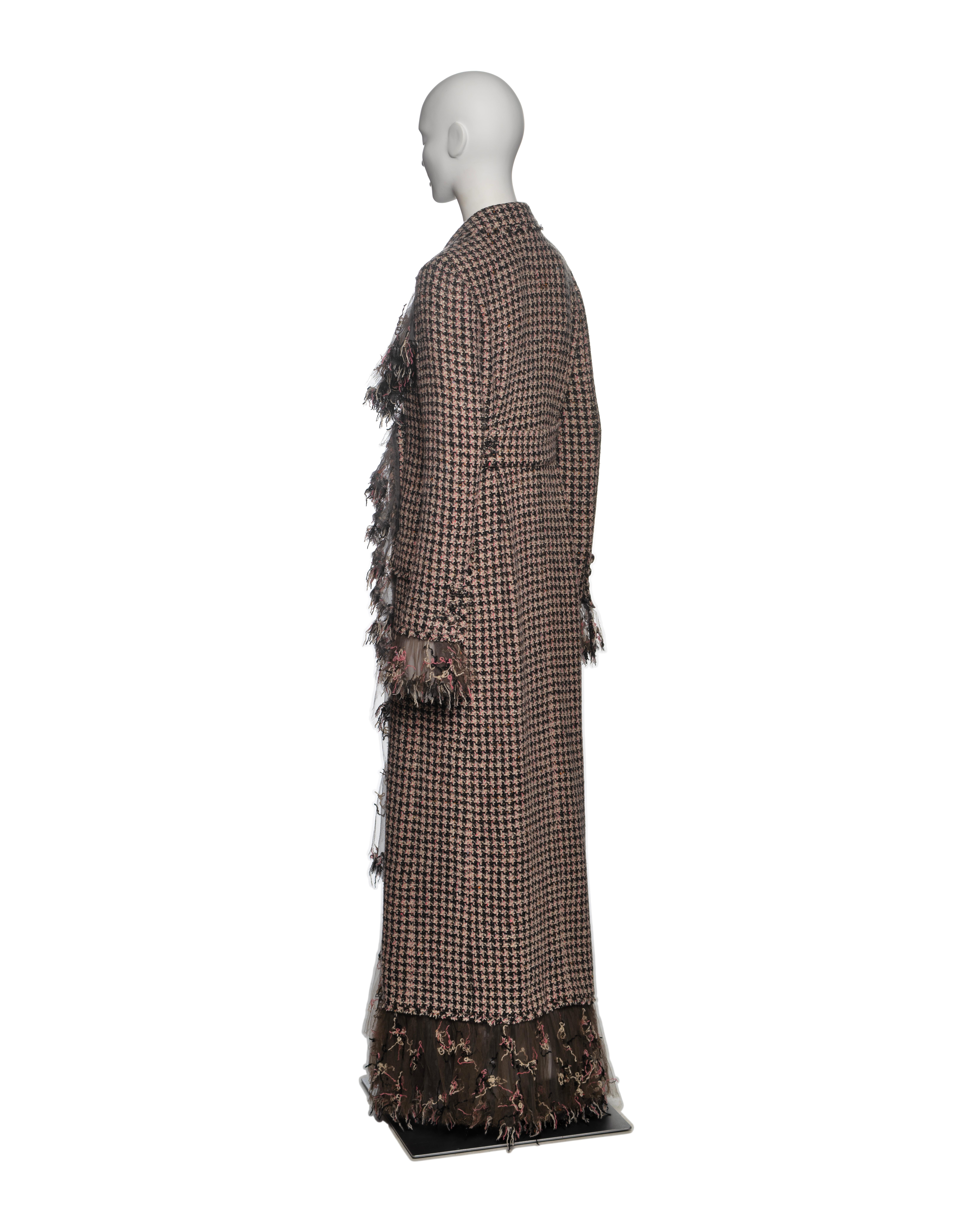 Chanel by Karl Lagerfeld Métiers d'Art 'Paris-London' Lesage Tweed Coat, PF 2008 For Sale 13
