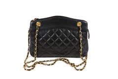 Chanel by Karl Lagerfeld Navy Quilted Lambskin Shoulder Bag