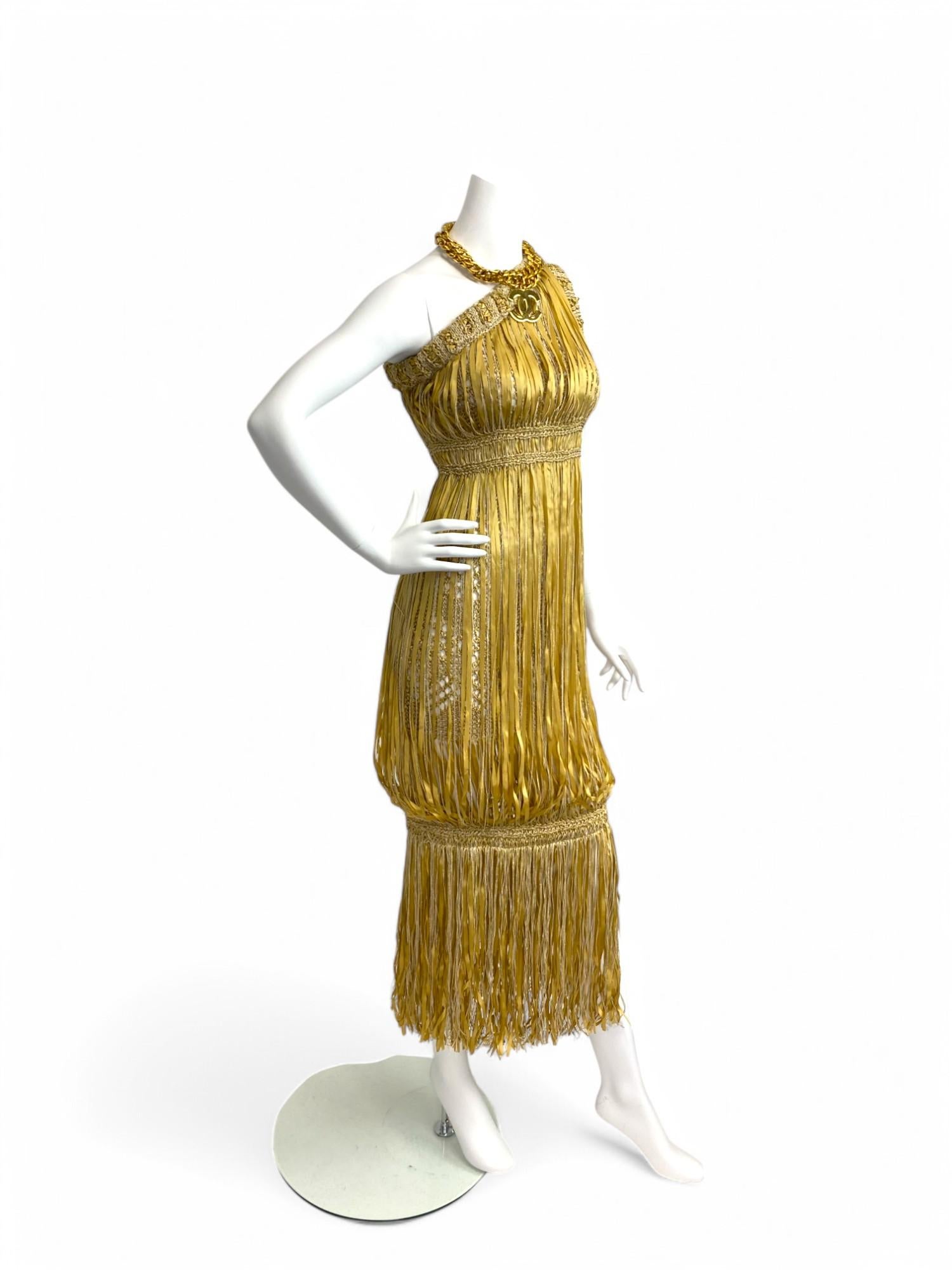 Women's Chanel by Karl Lagerfeld One-Shoulder Dress, S/S 2011 Sz: 34 For Sale