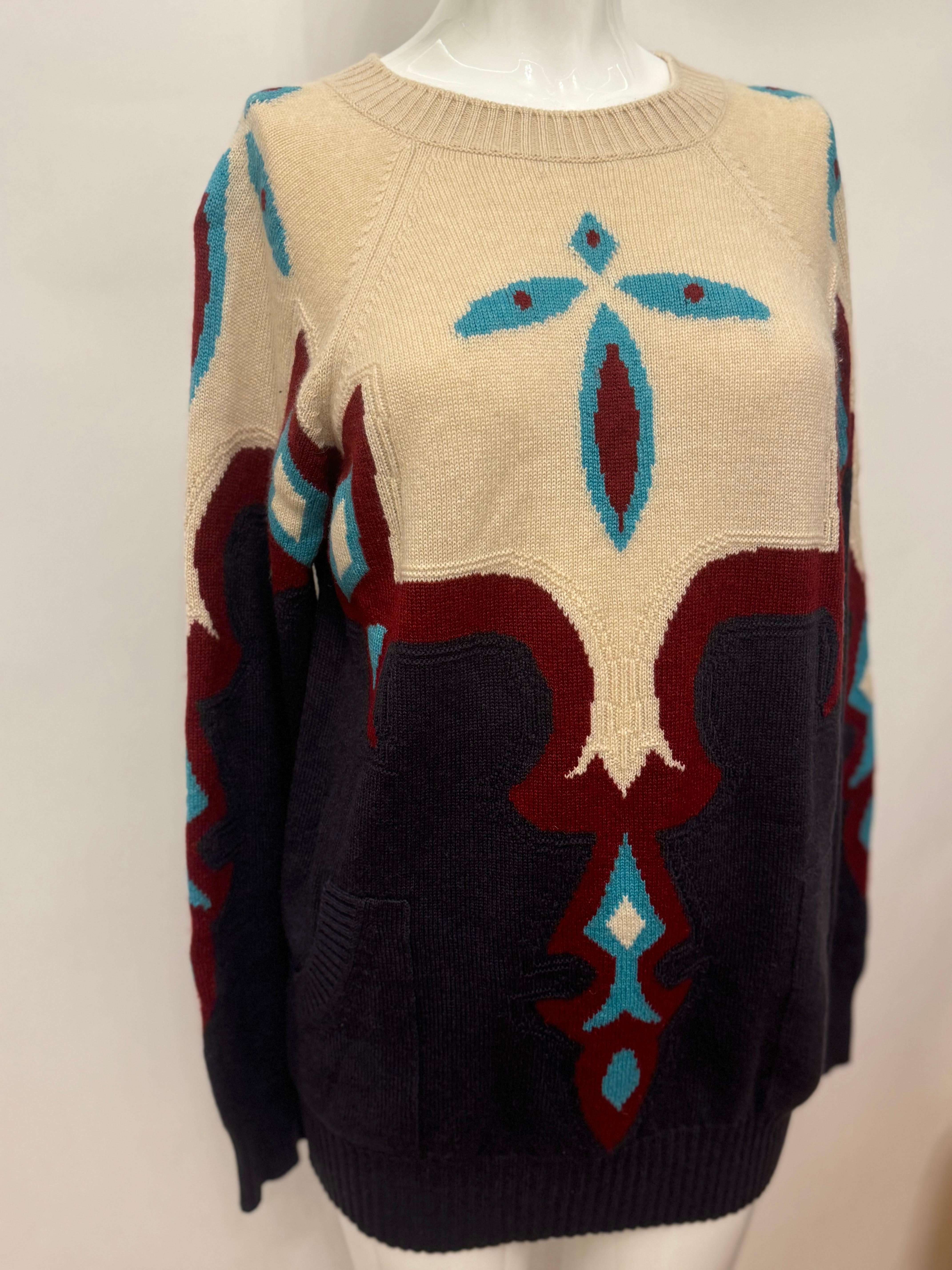Pull en cachemire Chanel by Karl Lagerfeld Paris Dallas 2014 runway en vente 2