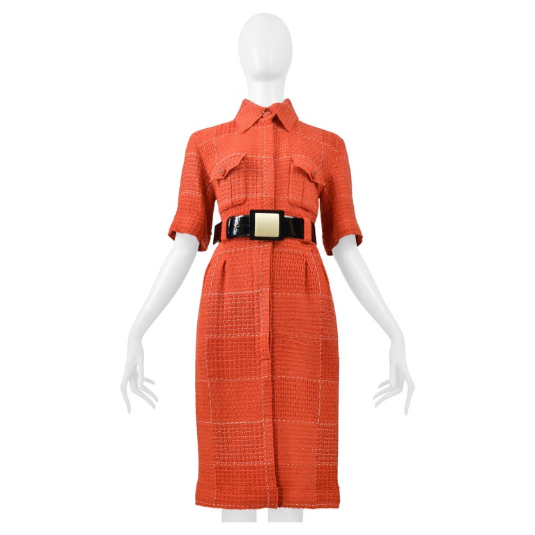 open lace back dress Karl Lagerfeld Red Silk Blend Mini Dress  Moore Vintage Archive