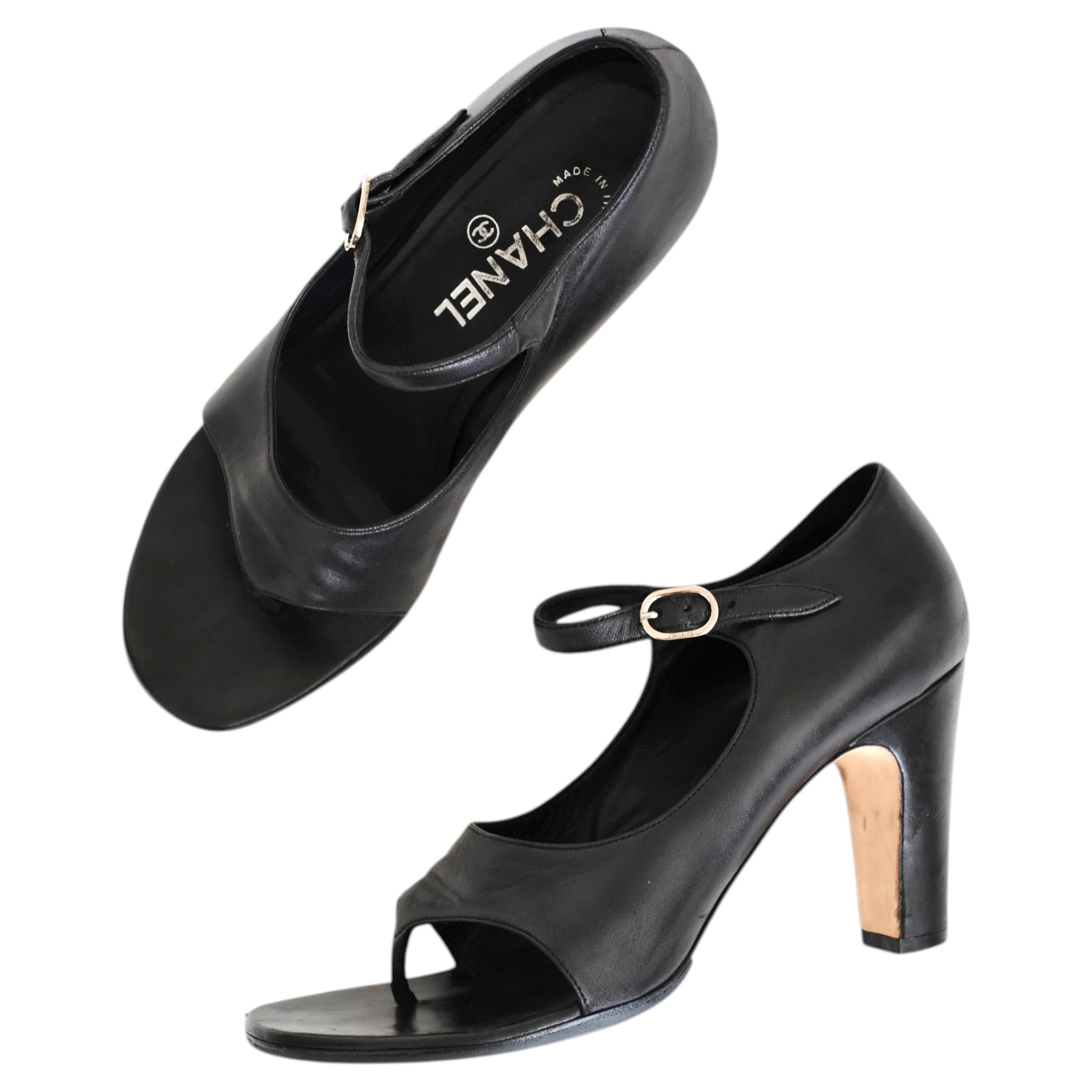 Chanel by Karl Lagerfeld Resort 2012 Open Toe Mary Jane Heels (38)