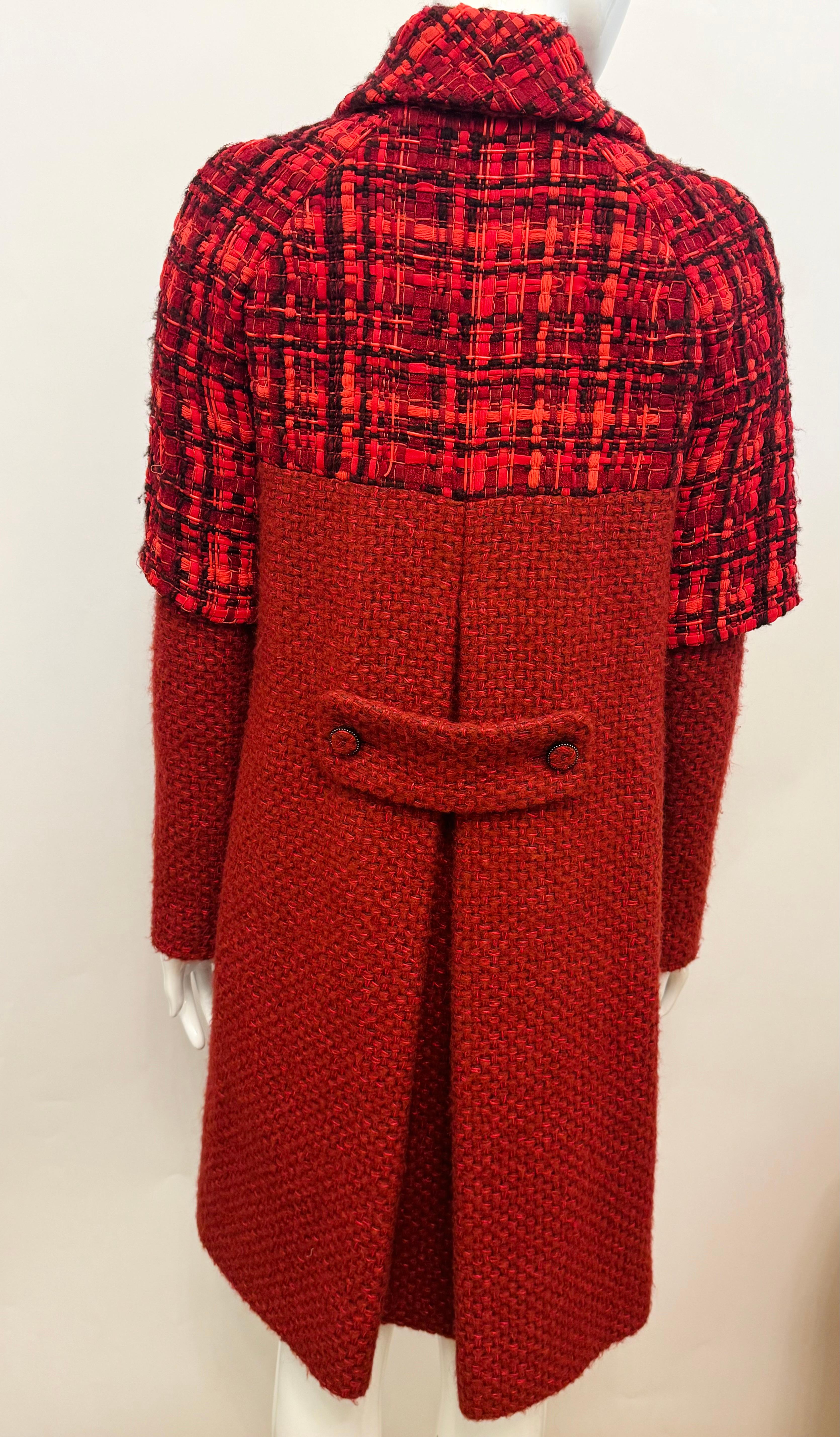 Chanel by Karl Lagerfeld Runway F/W 2016 fantasy tweed coat For Sale 6