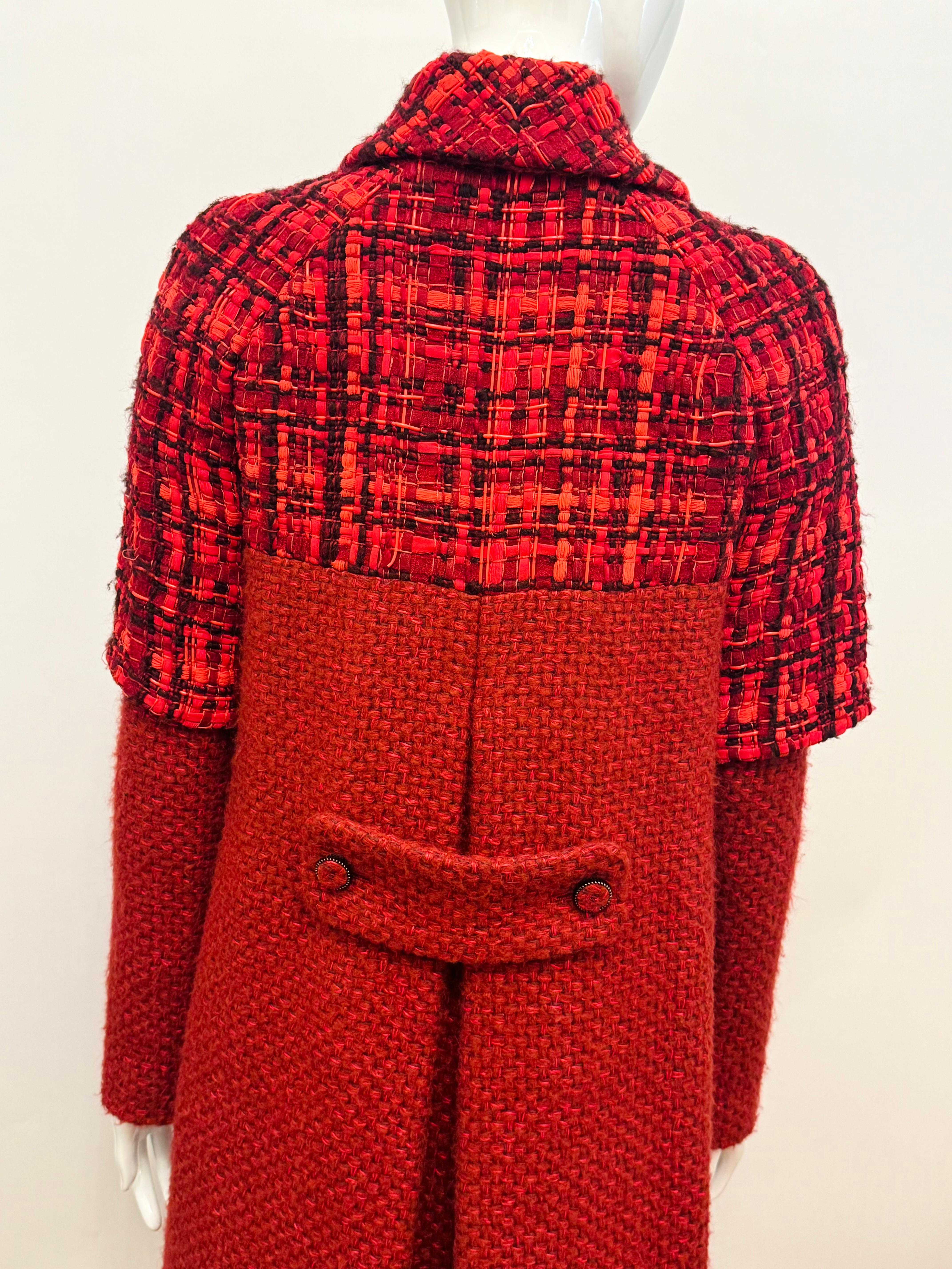 Chanel by Karl Lagerfeld Runway F/W 2016 fantasy tweed coat For Sale 7