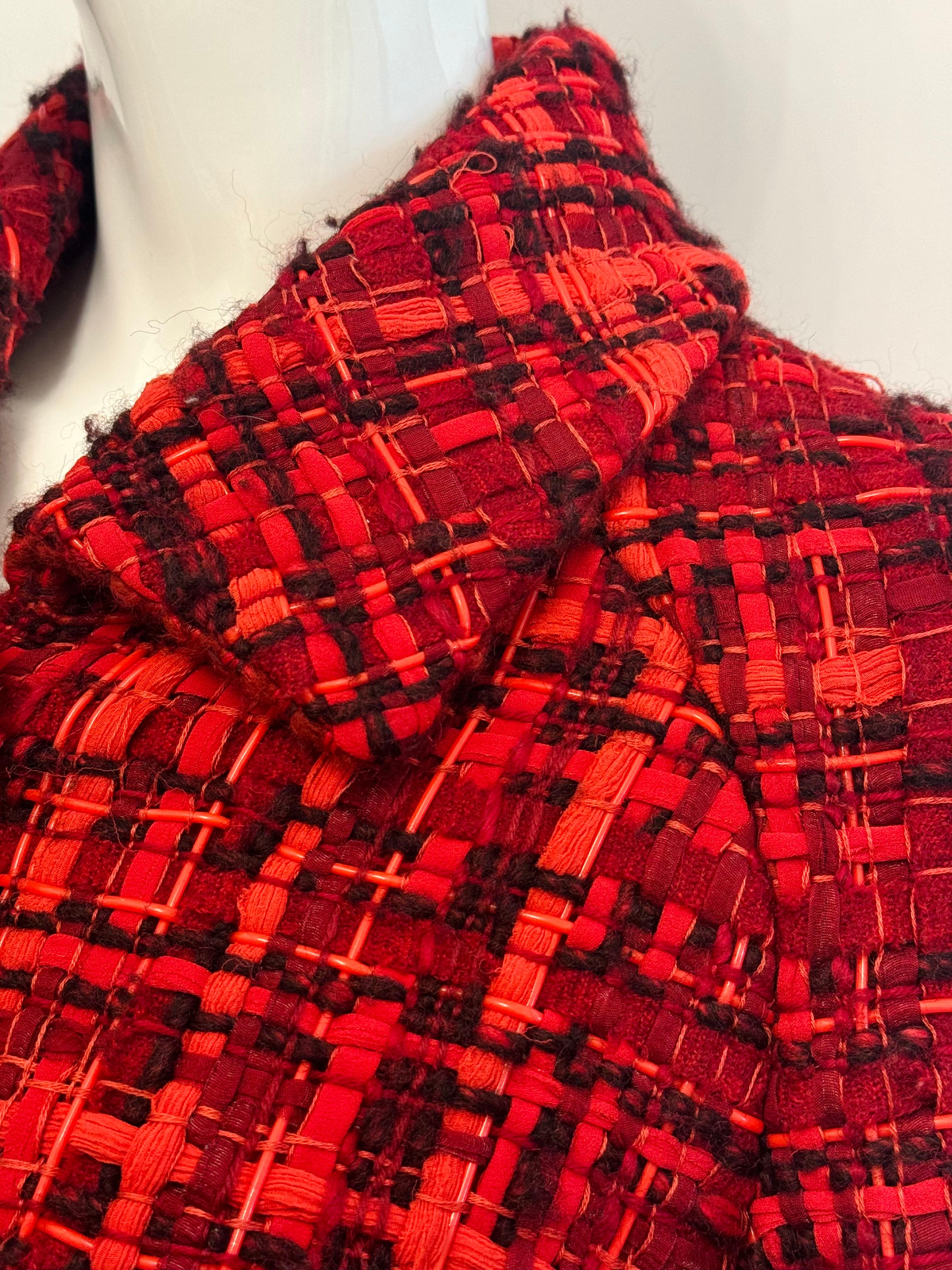 Chanel by Karl Lagerfeld Runway F/W 2016 fantasy tweed coat For Sale 8