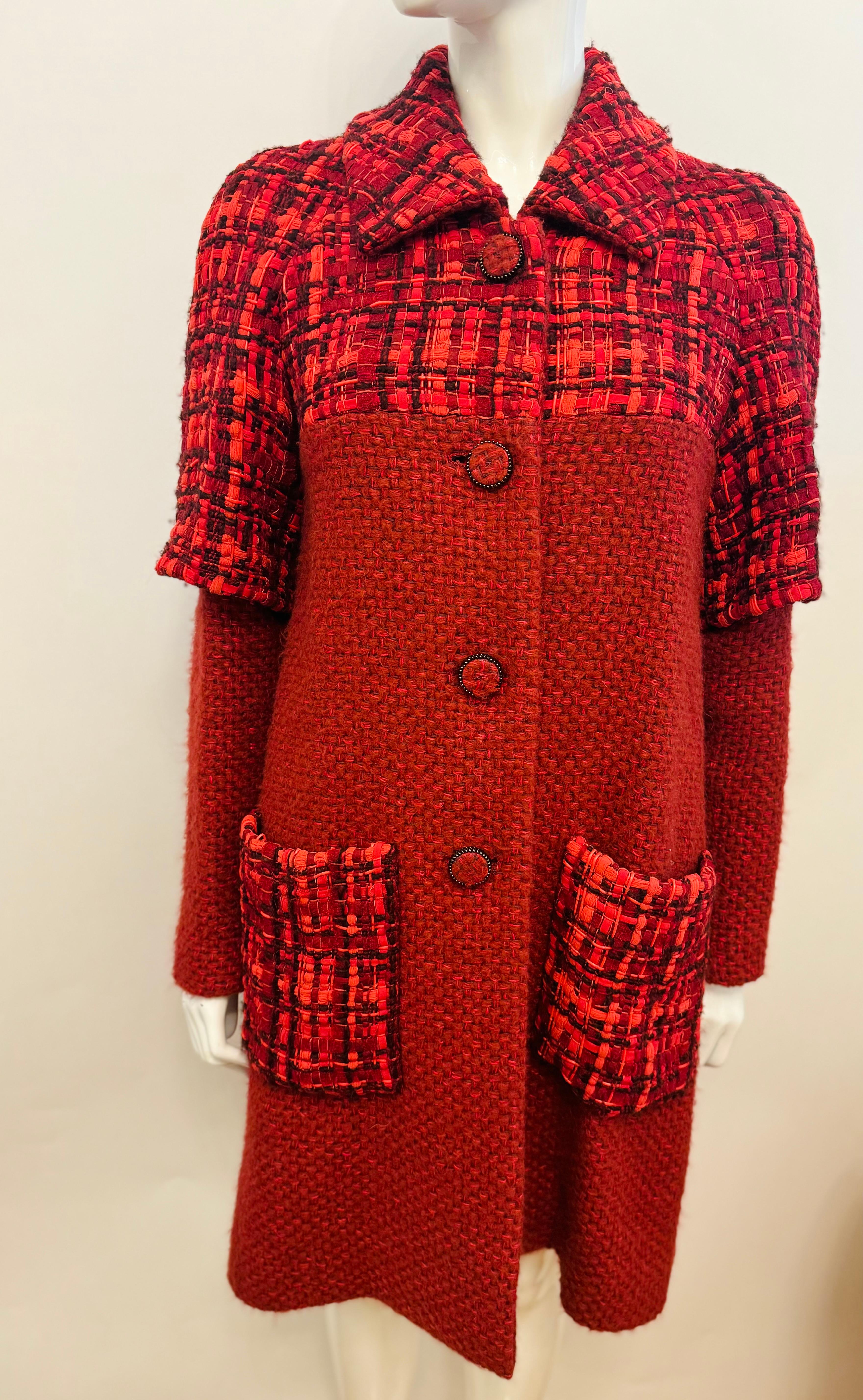 Chanel by Karl Lagerfeld Runway F/W 2016 fantasy tweed coat For Sale 10