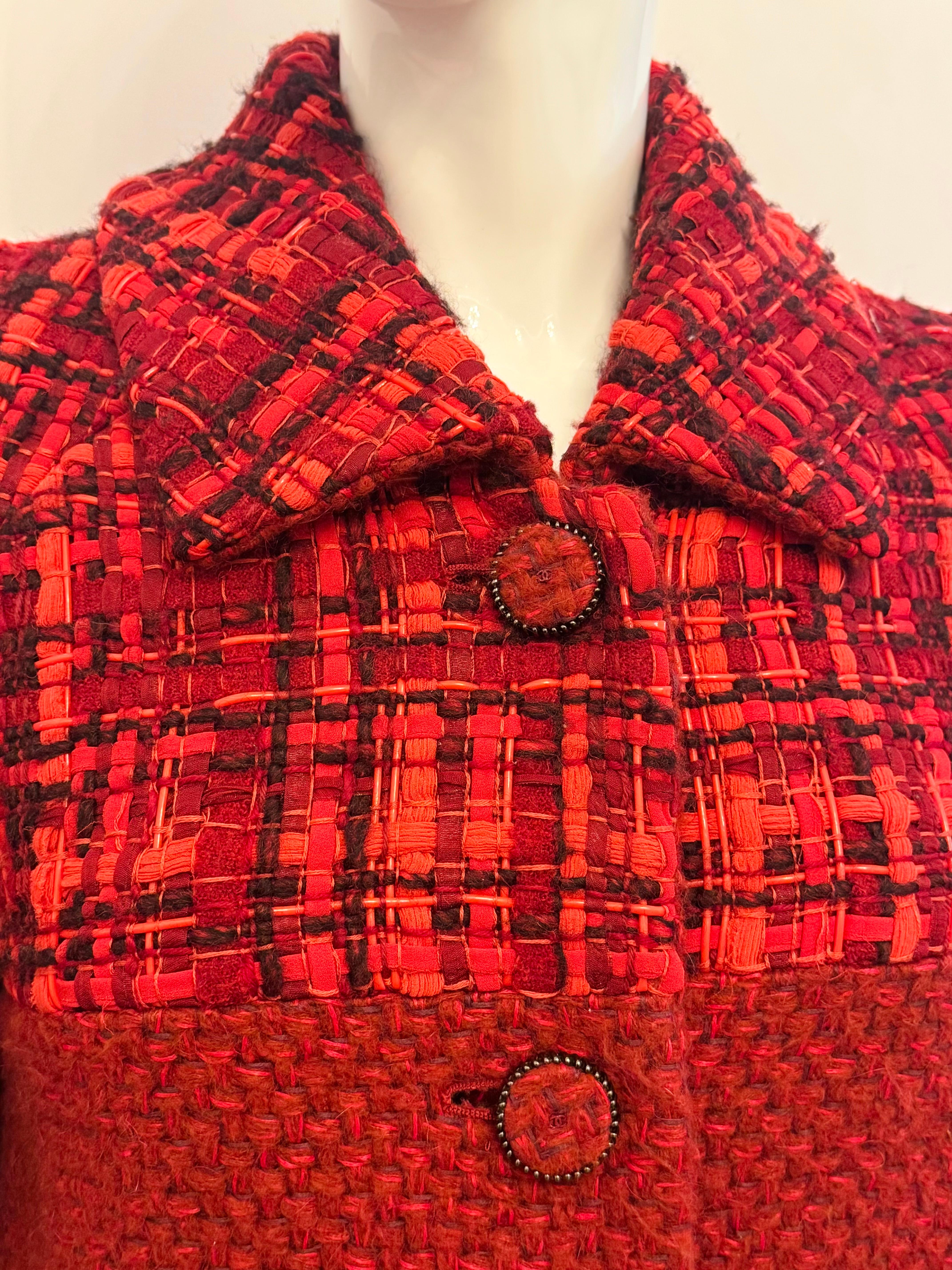 Chanel by Karl Lagerfeld Runway F/W 2016 fantasy tweed coat For Sale 12