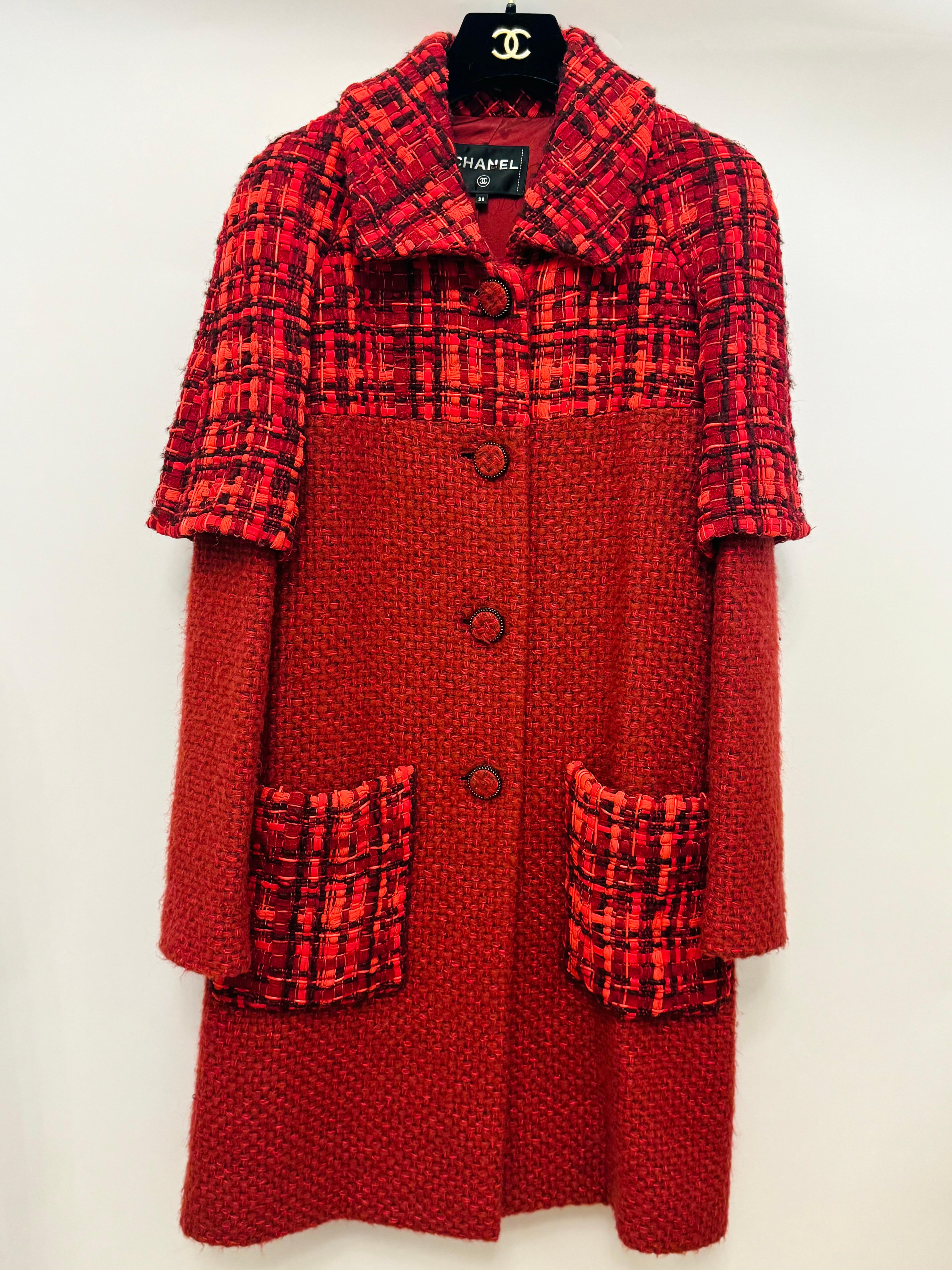 Women's or Men's Chanel by Karl Lagerfeld Runway F/W 2016 fantasy tweed coat For Sale