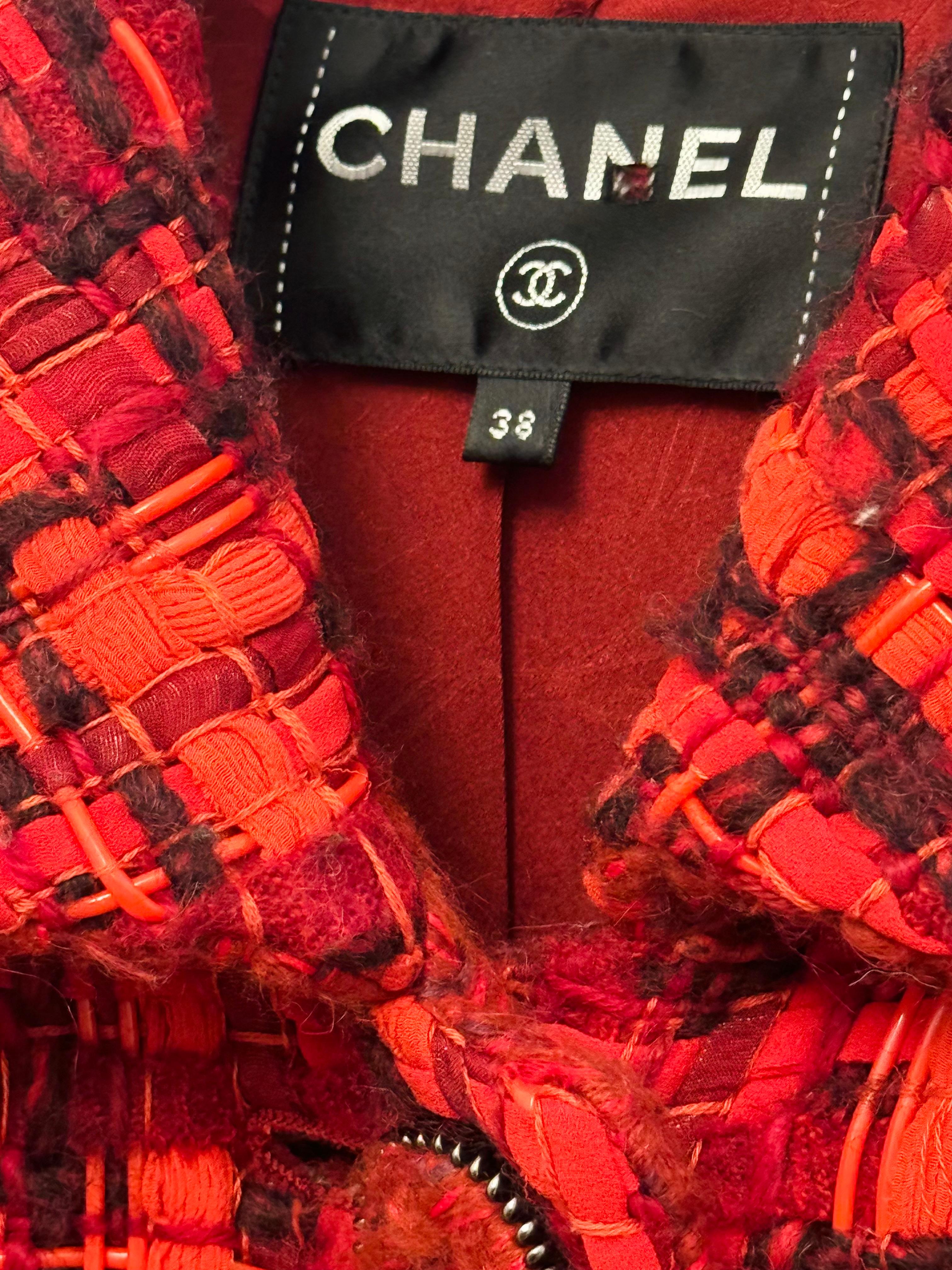 Chanel by Karl Lagerfeld Runway F/W 2016 fantasy tweed coat For Sale 3