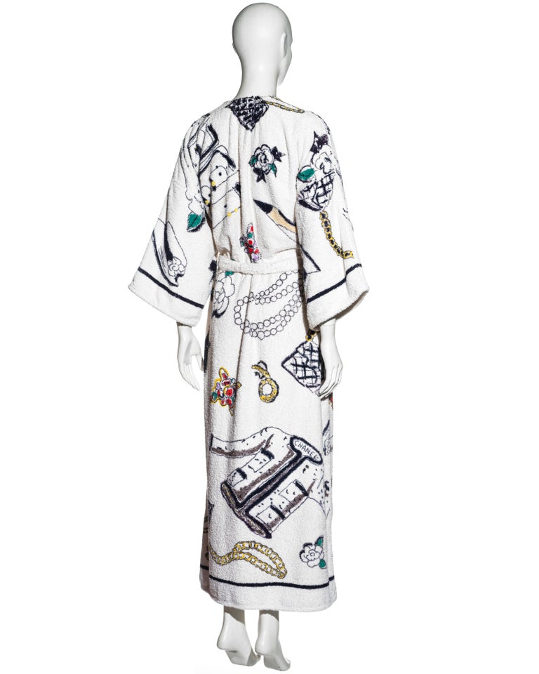 Chanel by Karl Lagerfeld terry cloth robe, ss 1994 For Sale 6