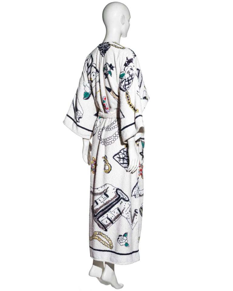 Chanel by Karl Lagerfeld terry cloth robe, ss 1994 For Sale 3