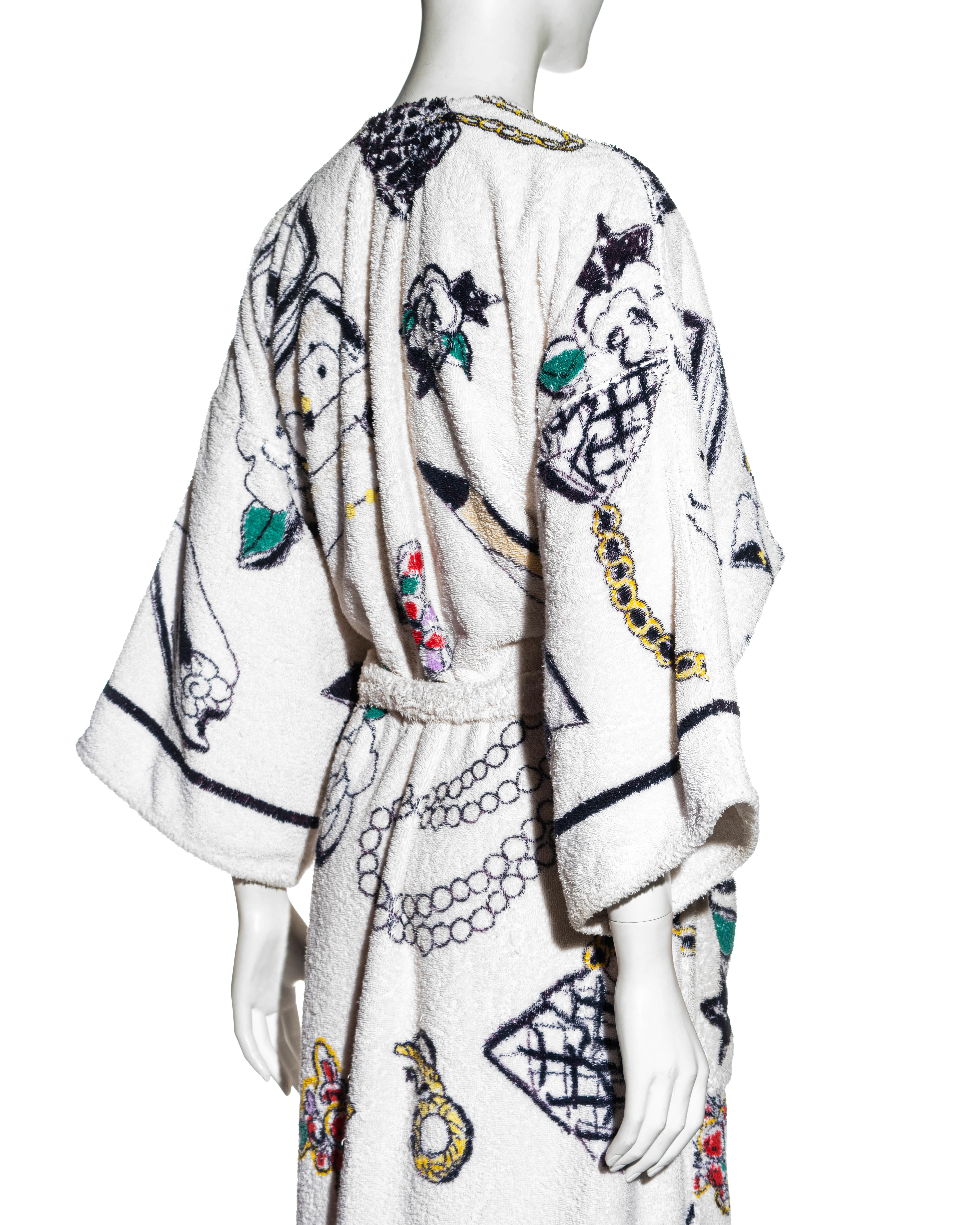 Chanel by Karl Lagerfeld terry cloth robe, ss 1994 For Sale 1