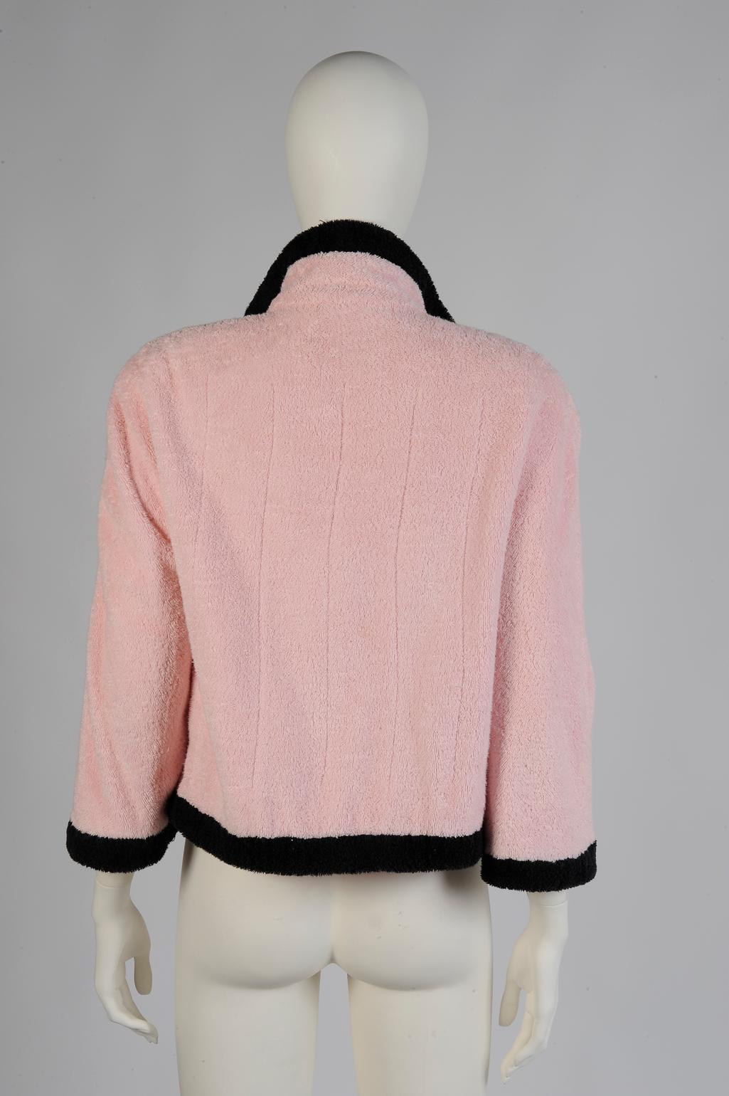 Chanel By Karl Lagerfeld Terry Cloth Runway Jacket, Spring-Summer 1992 4