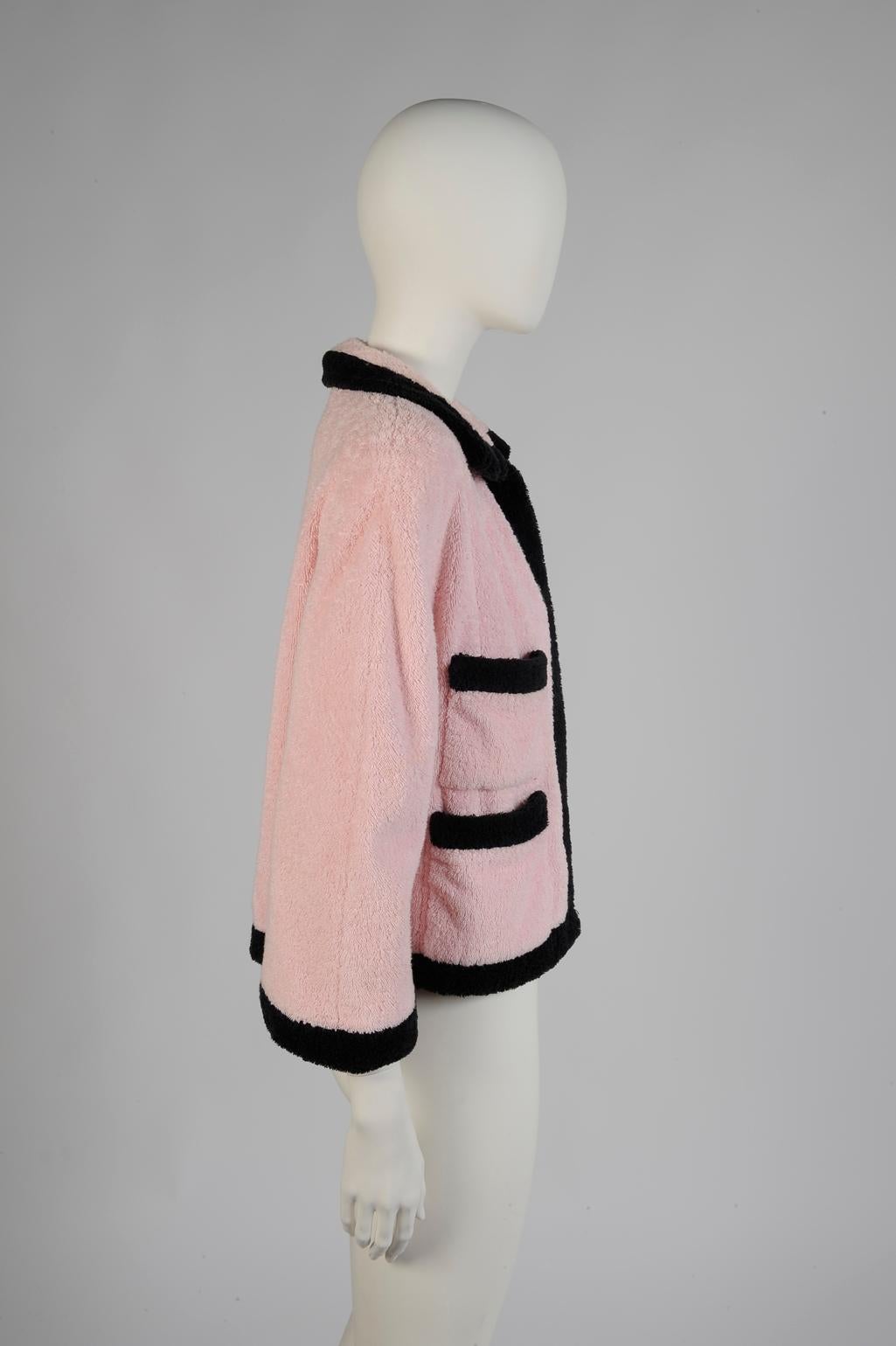 Chanel By Karl Lagerfeld Terry Cloth Runway Jacket, Spring-Summer 1992 1