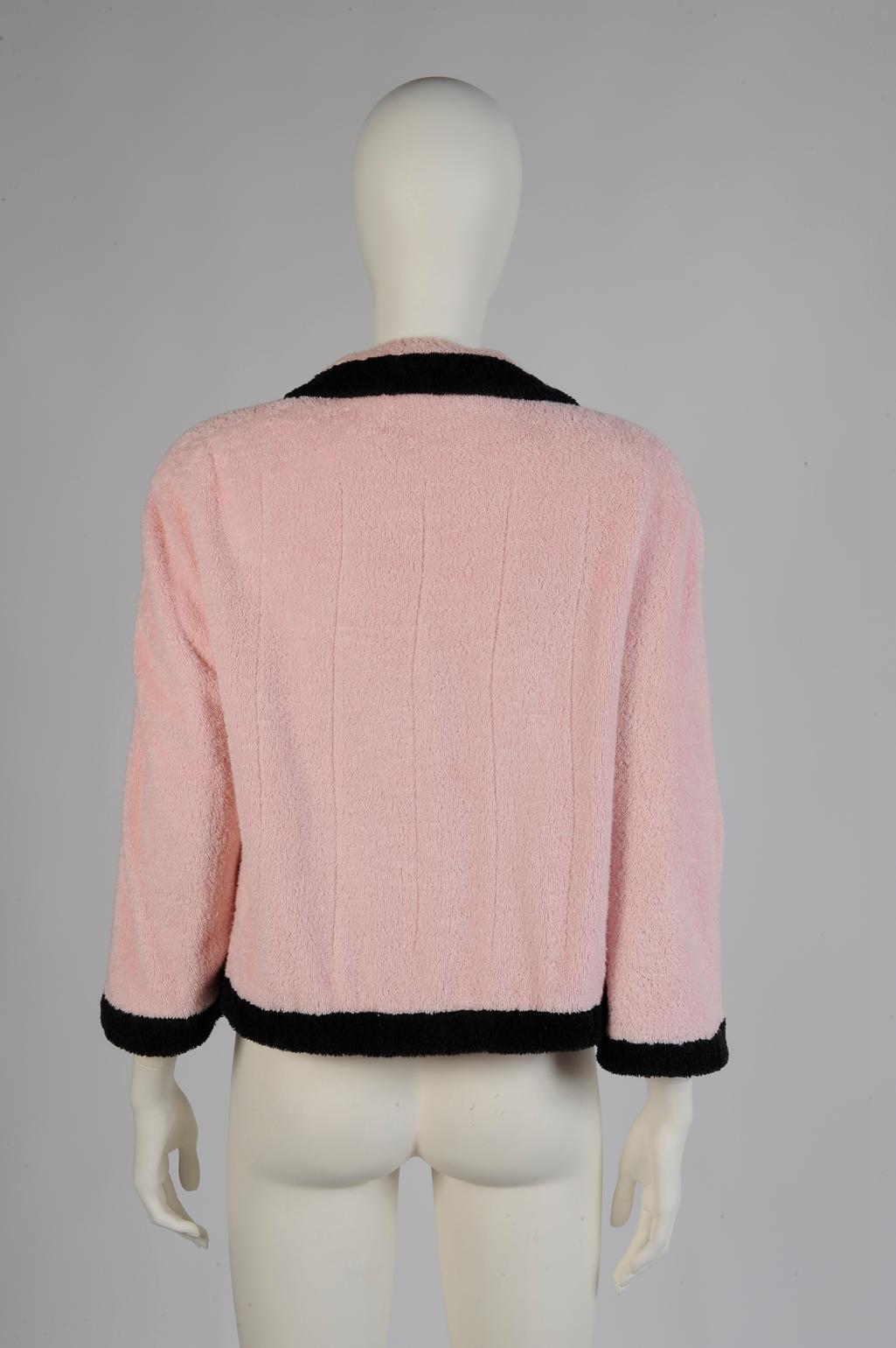 Chanel By Karl Lagerfeld Terry Cloth Runway Jacket, Spring-Summer 1992 3