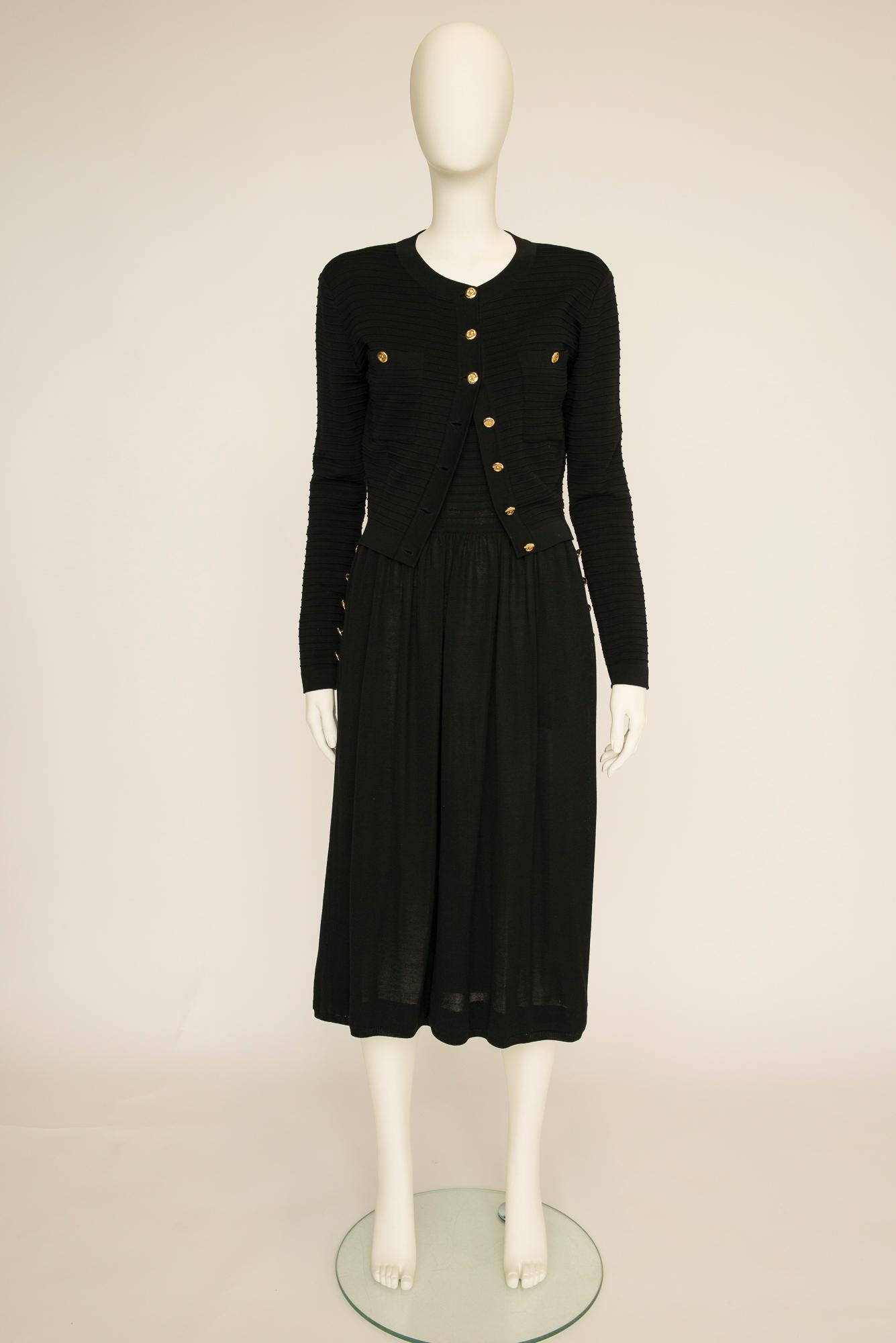 Chanel By Karl Lagerfeld Textured Cotton-Knit 