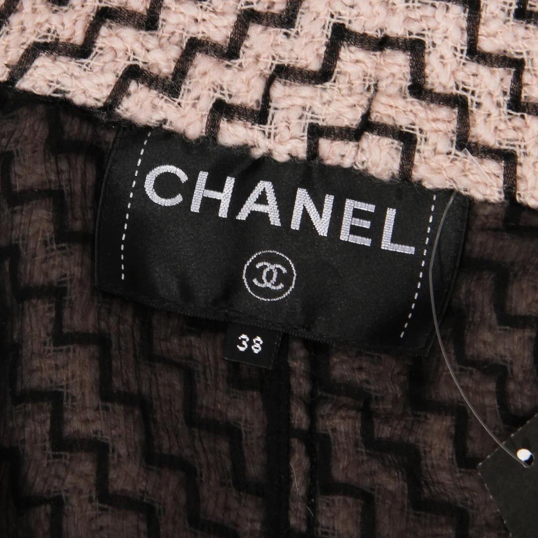 Women's Chanel by Karl Lagerfeld Tweed Zig Zag Jacket 