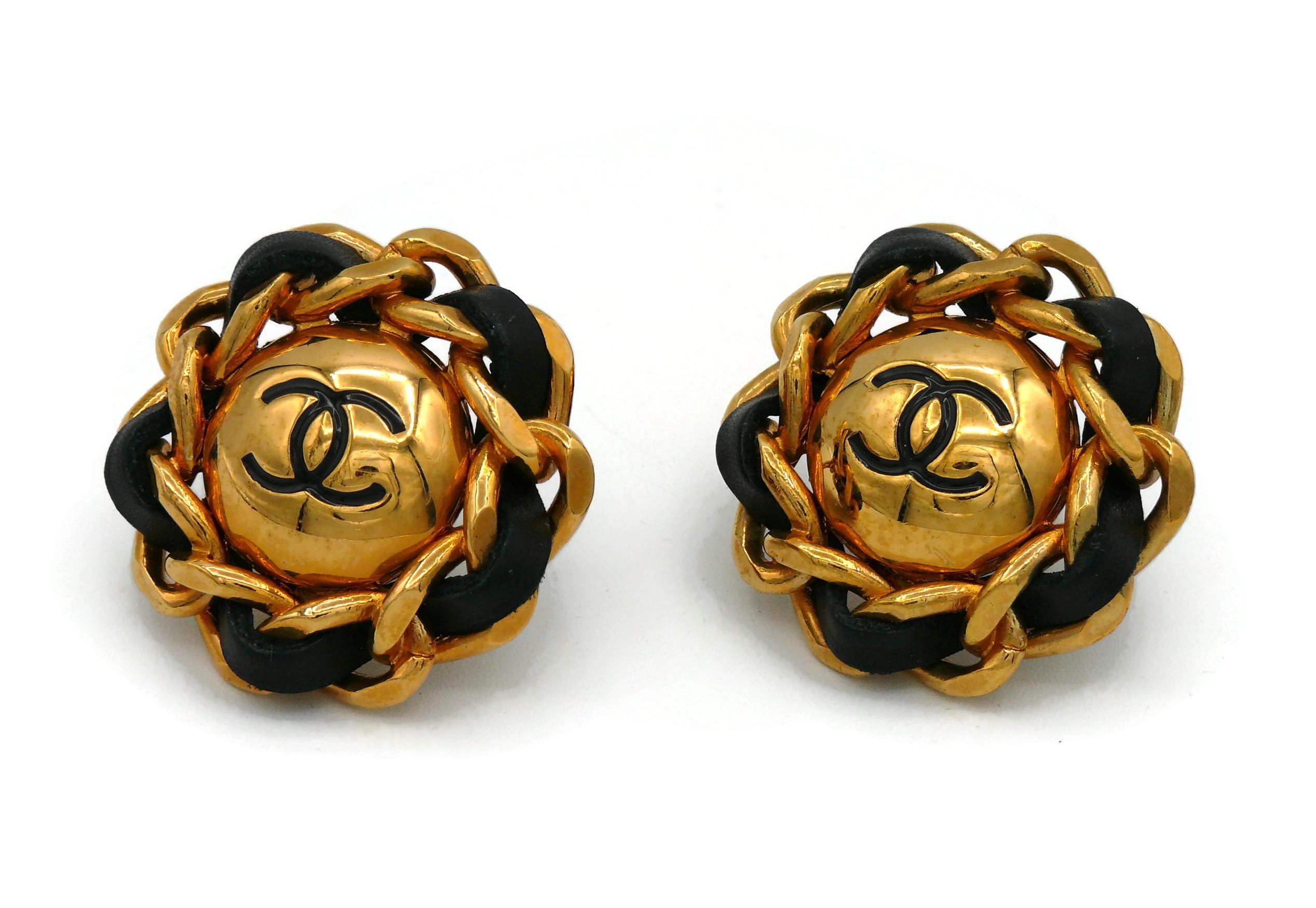 chanel vintage earrings
