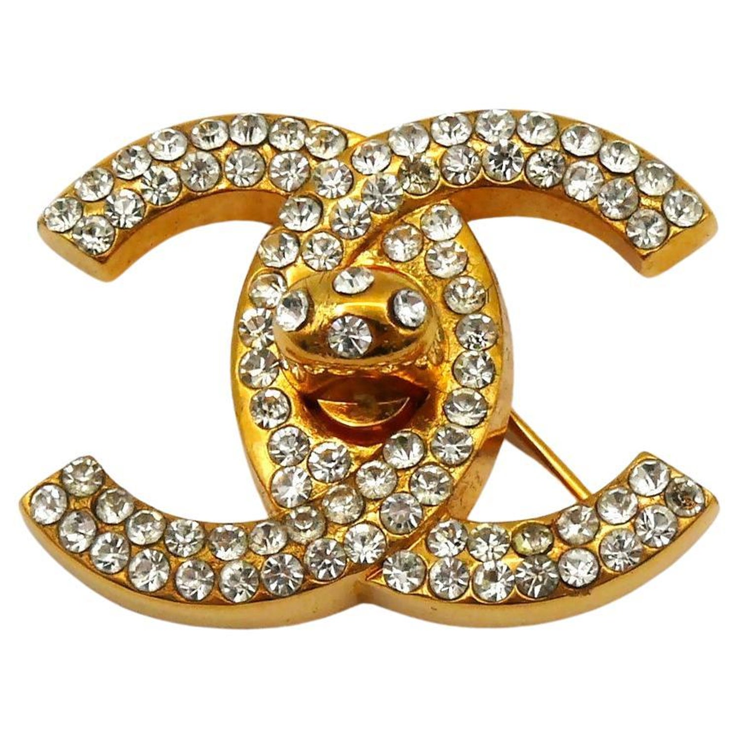 Chanel Jewelled Brooch - 7 For Sale on 1stDibs