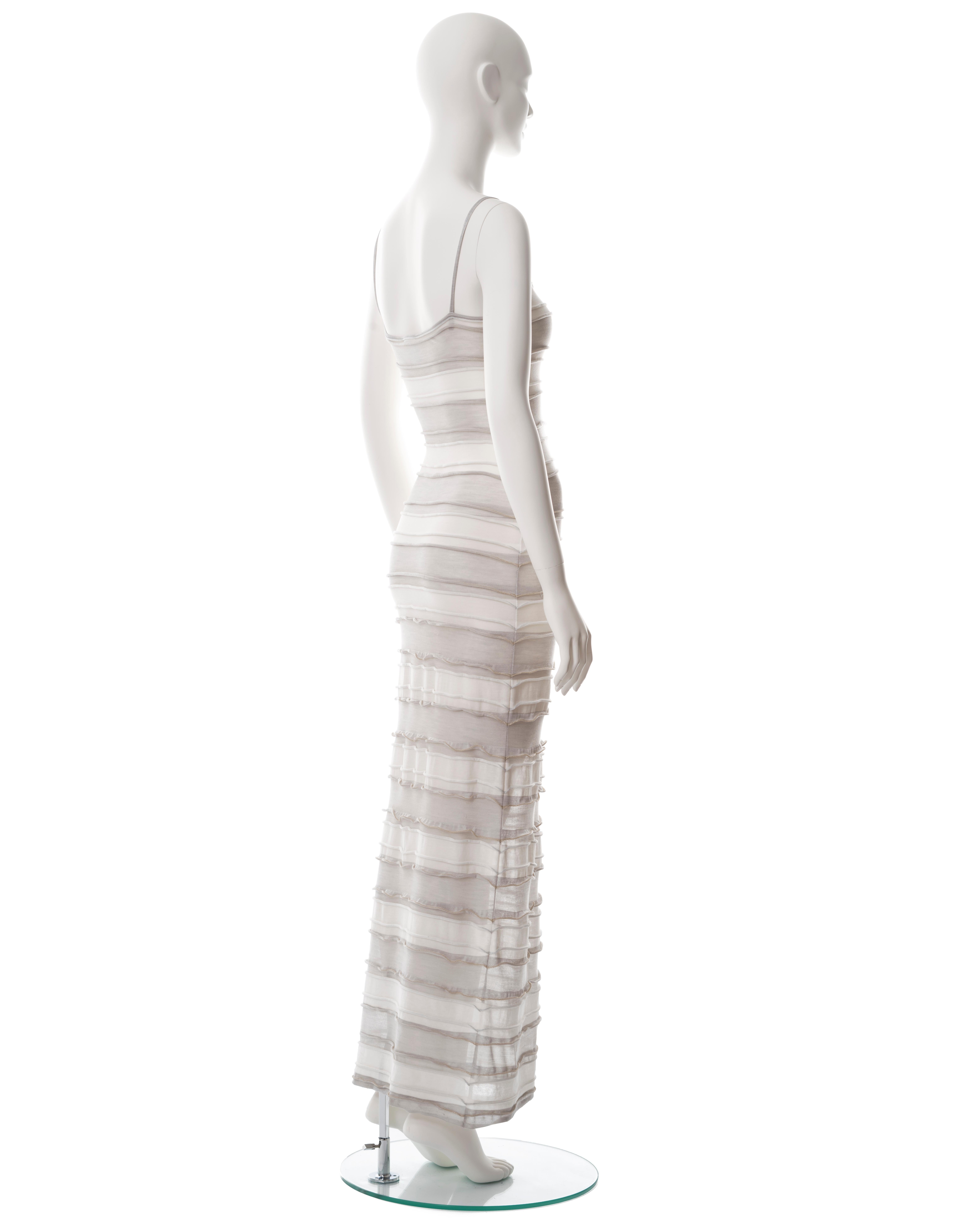 Chanel by Karl Lagerfeld white silk cotton maxi dress, cr. 2009 1