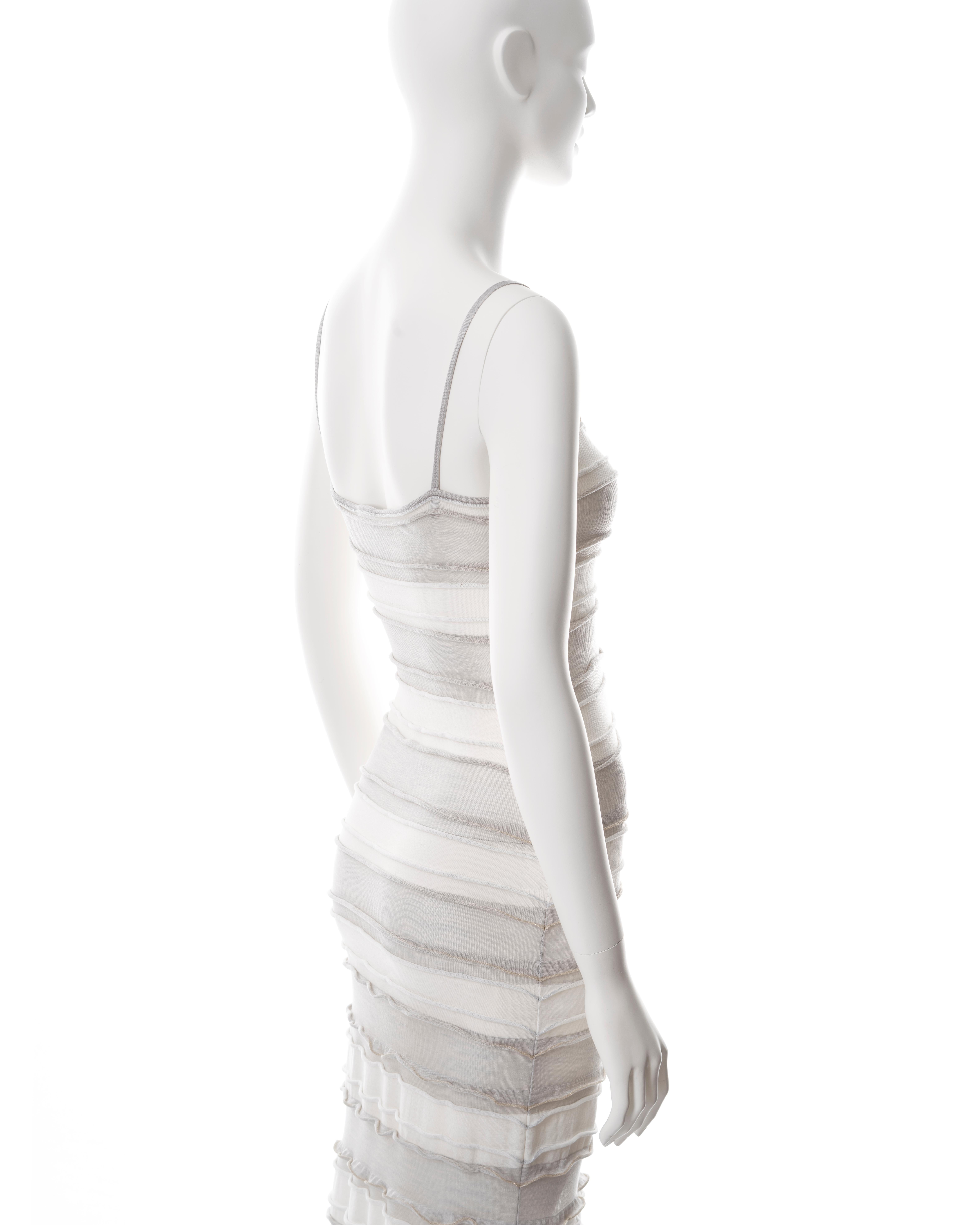Chanel by Karl Lagerfeld white silk cotton maxi dress, cr. 2009 2
