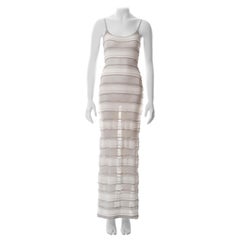 Chanel by Karl Lagerfeld white silk cotton maxi dress, cr. 2009