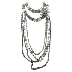 Chanel by Lagerfeld Runway Tartan Choker Sautoir Métiers d'art 2013