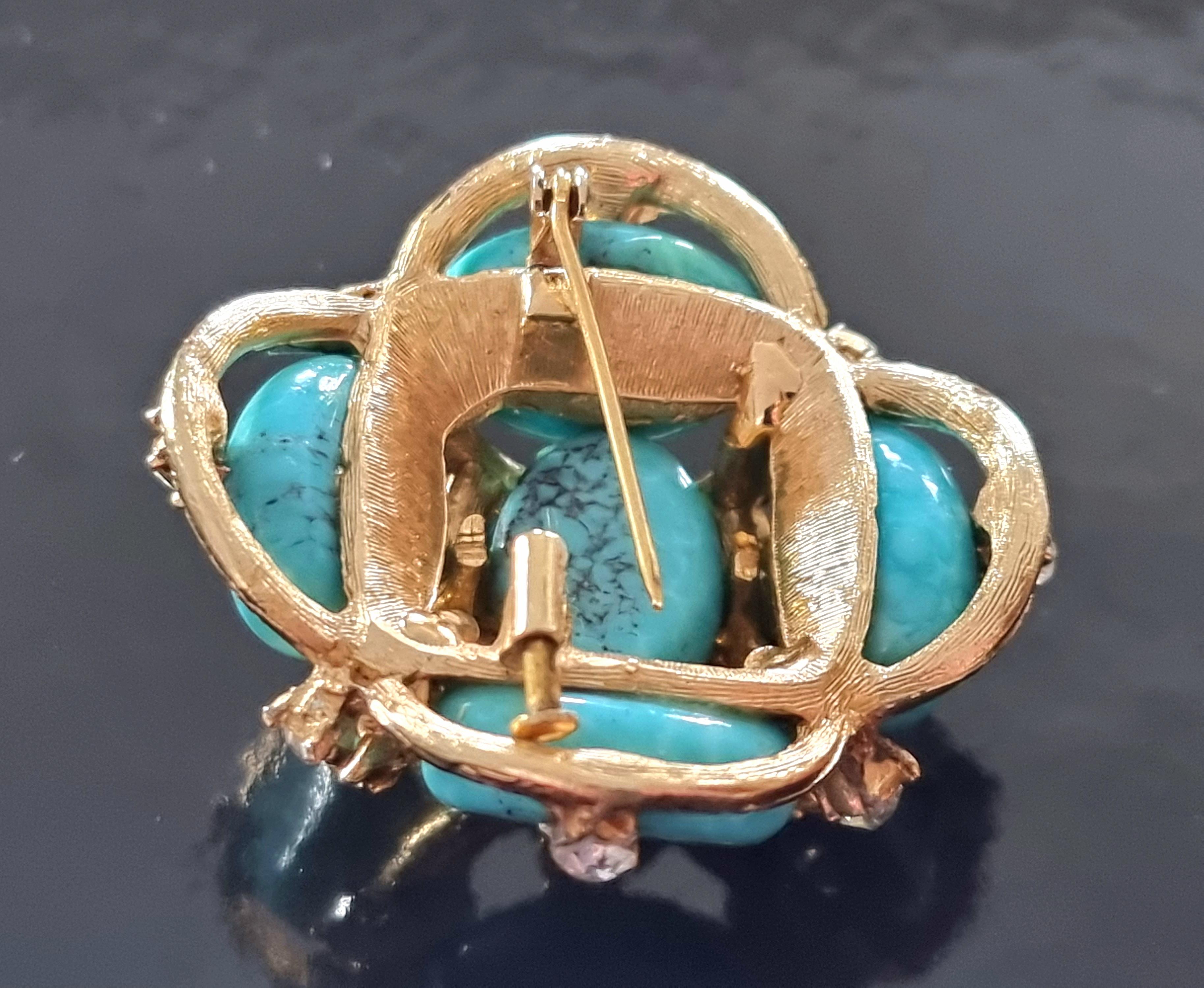 Chanel by Robert Goossens, Old brooch, vintage from the 60s For Sale 7